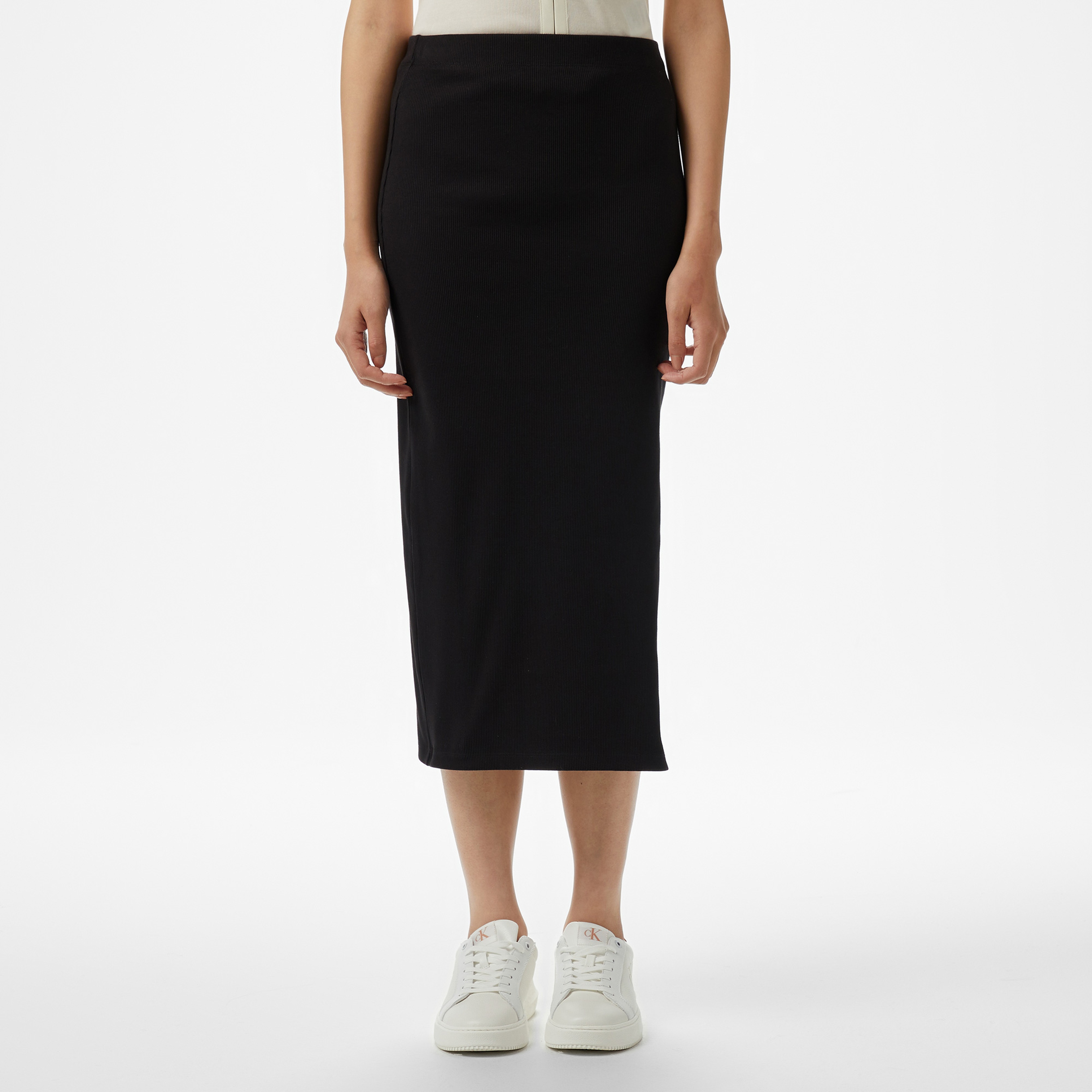 Calvin Klein Kadın Siyah Etek