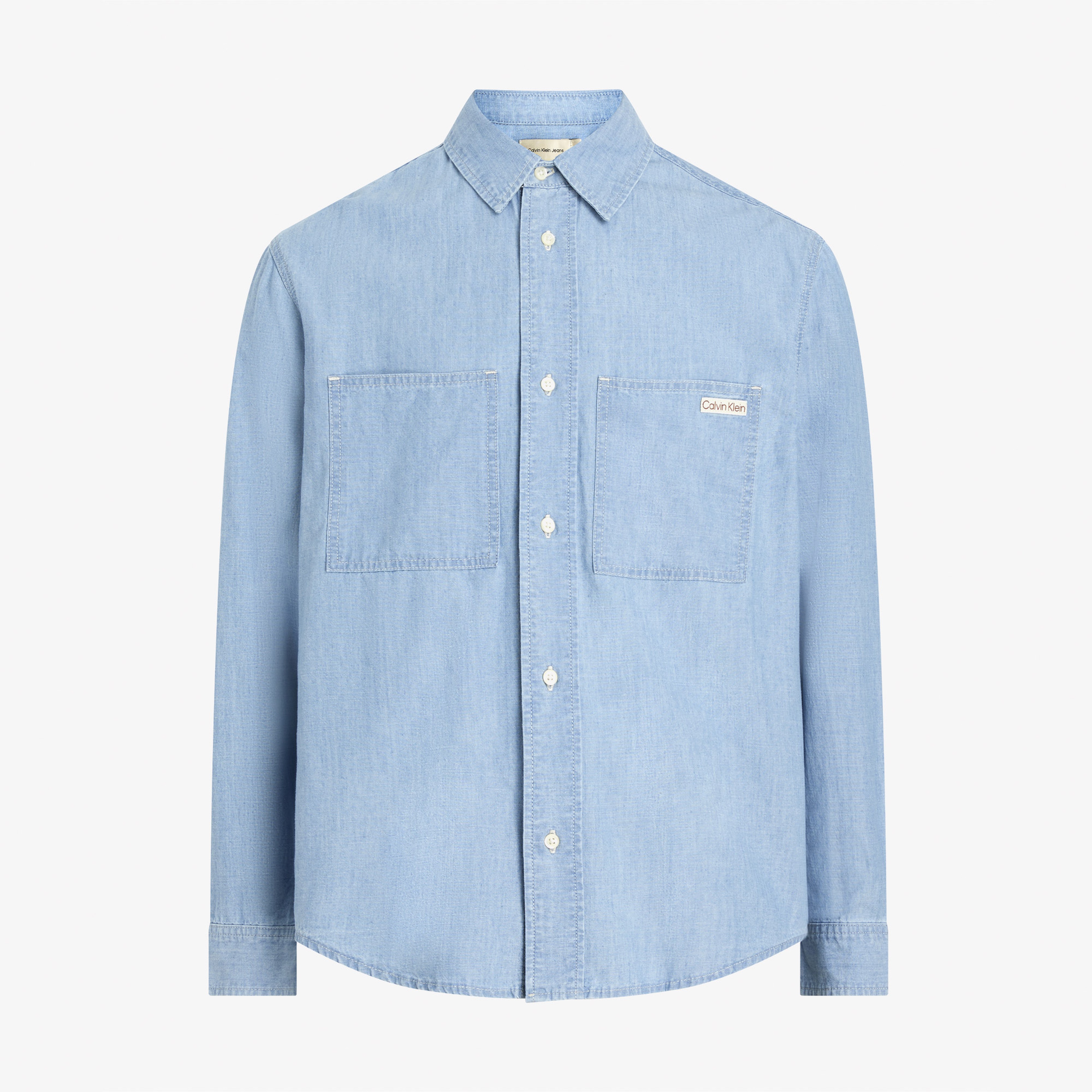 Calvin Klein Easy Chambray Erkek Mavi Gömlek