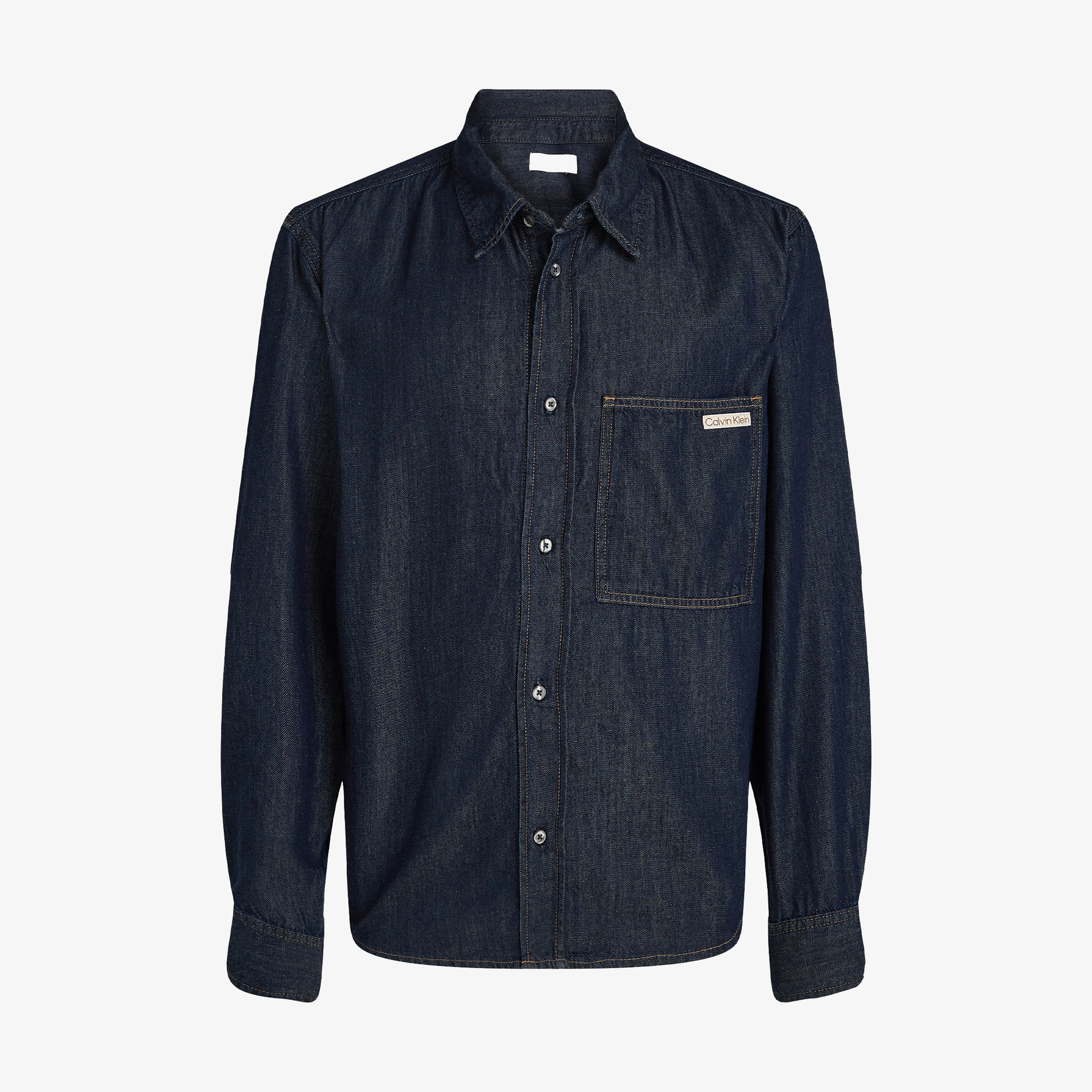 Calvin Klein Erkek Mavi Gömlek