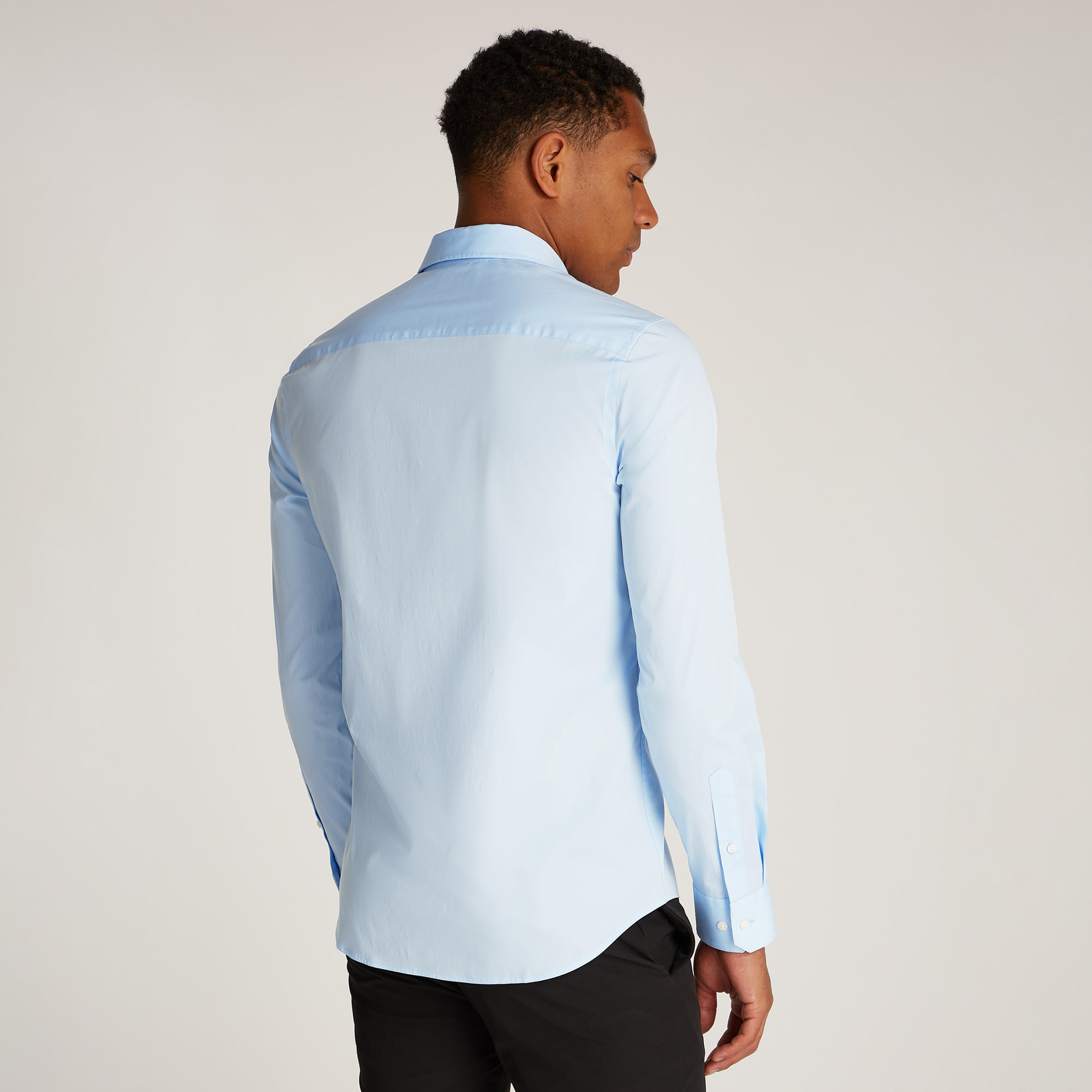 Calvin Klein Slim Erkek Mavi Gömlek