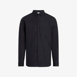 Calvin Klein Cotton Regular Erkek Siyah Gömlek
