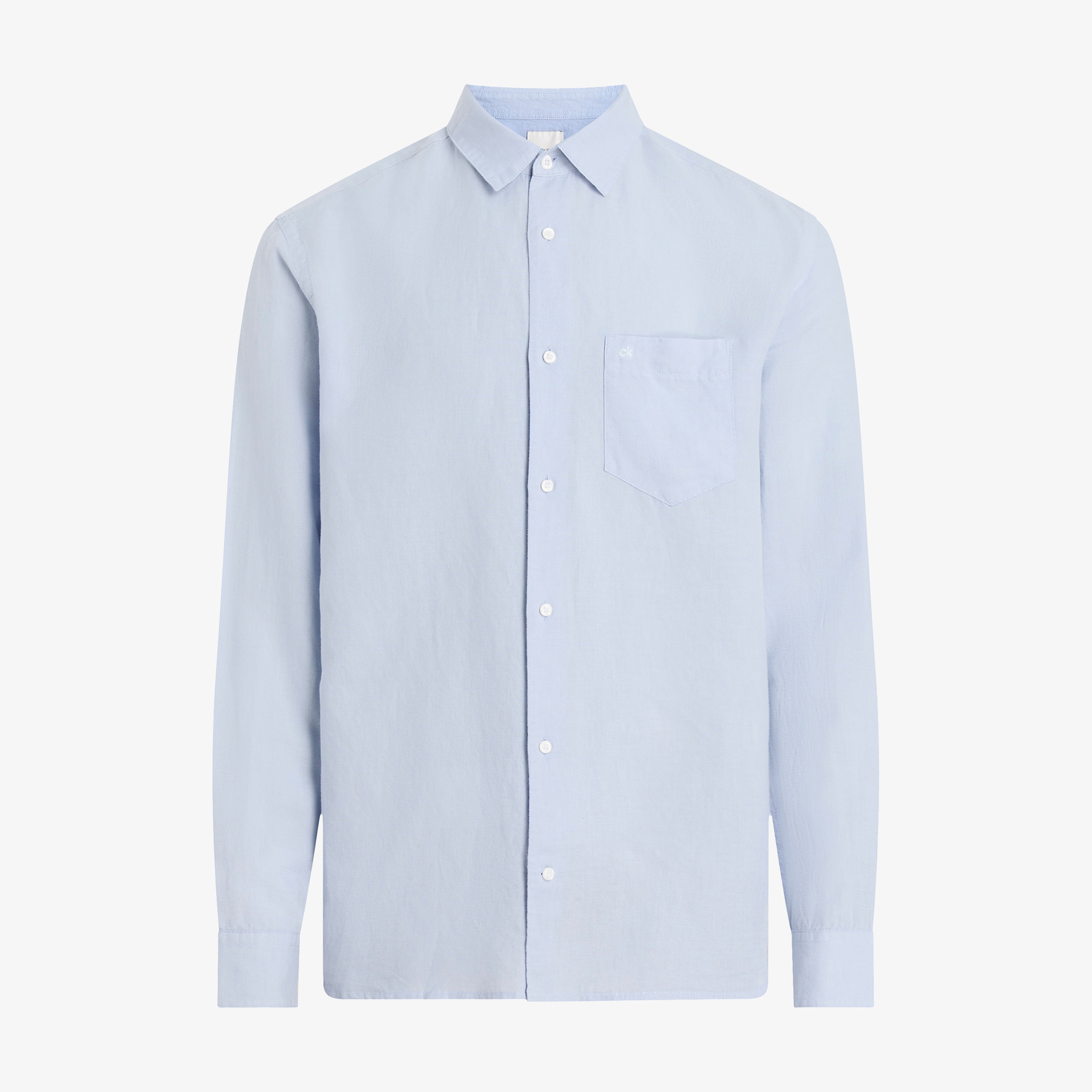 Calvin Klein Cotton Regular Erkek Mavi Gömlek