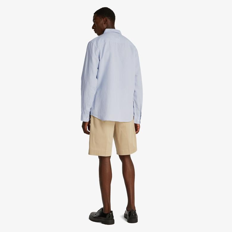 Calvin Klein Cotton Regular Erkek Mavi Gömlek