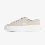 Calvin Klein Vulc Flatform Low Cv Mg Kadın Bej Sneaker
