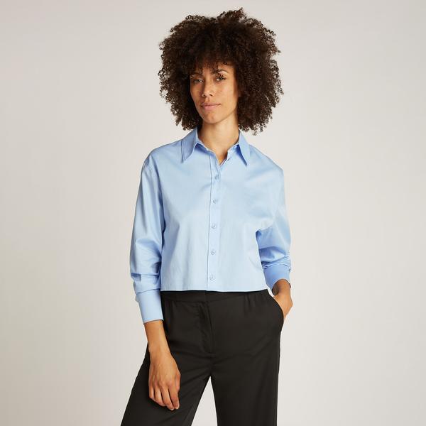 Calvin Klein Kadın Mavi Gömlek