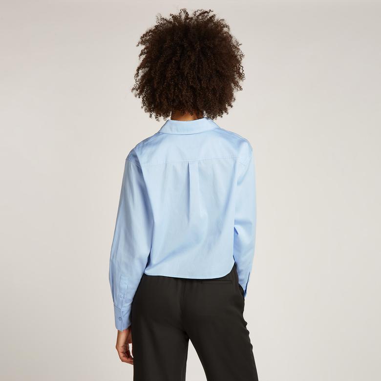 Calvin Klein Kadın Mavi Gömlek