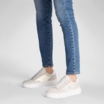 Calvin Klein Chunky Cupsole Low Mix Kadın Beyaz Sneaker