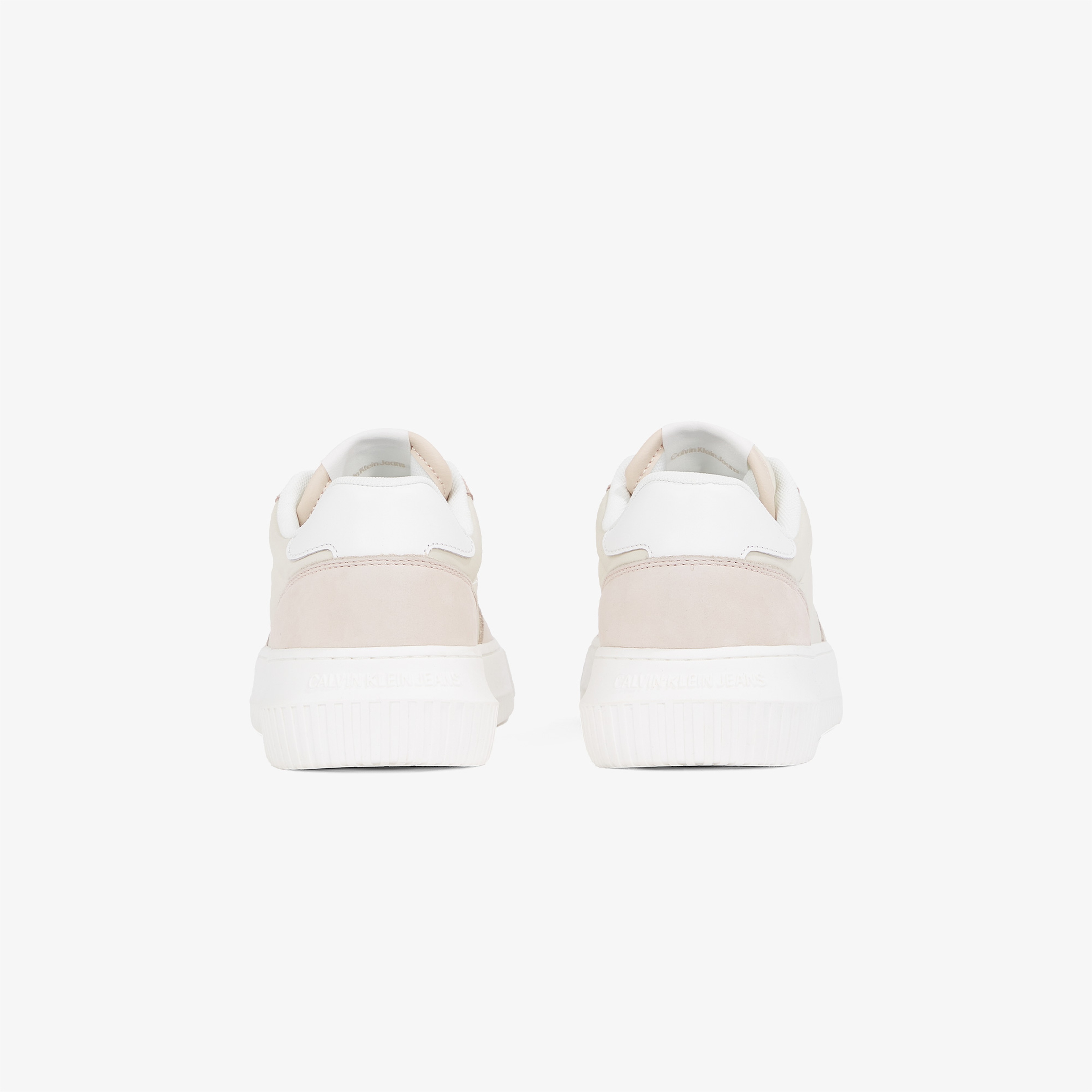 Calvin Klein Chunky Cupsole Low Mix Kadın Beyaz Sneaker