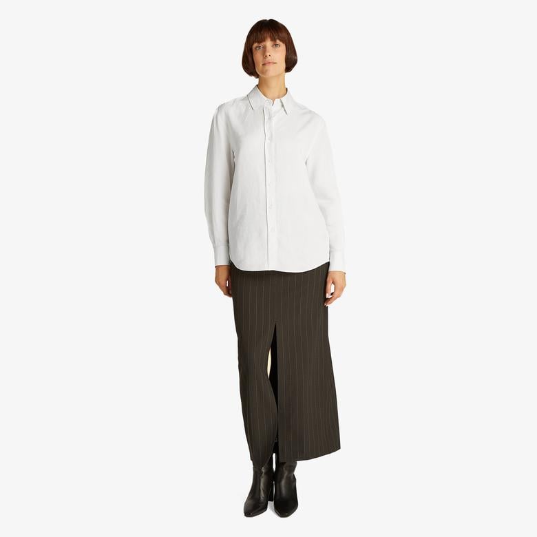 Calvin Klein Kadın Bej Gömlek