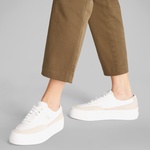 Calvin Klein Vulcanic Flatform Low Mix Kadın Beyaz Sneaker