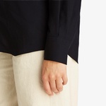 Calvin Klein Linen Blend Regular Kadın Siyah Gömlek