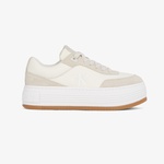 Calvin Klein Bold Flatf Low Lace Tumb Kadın Krem Sneaker