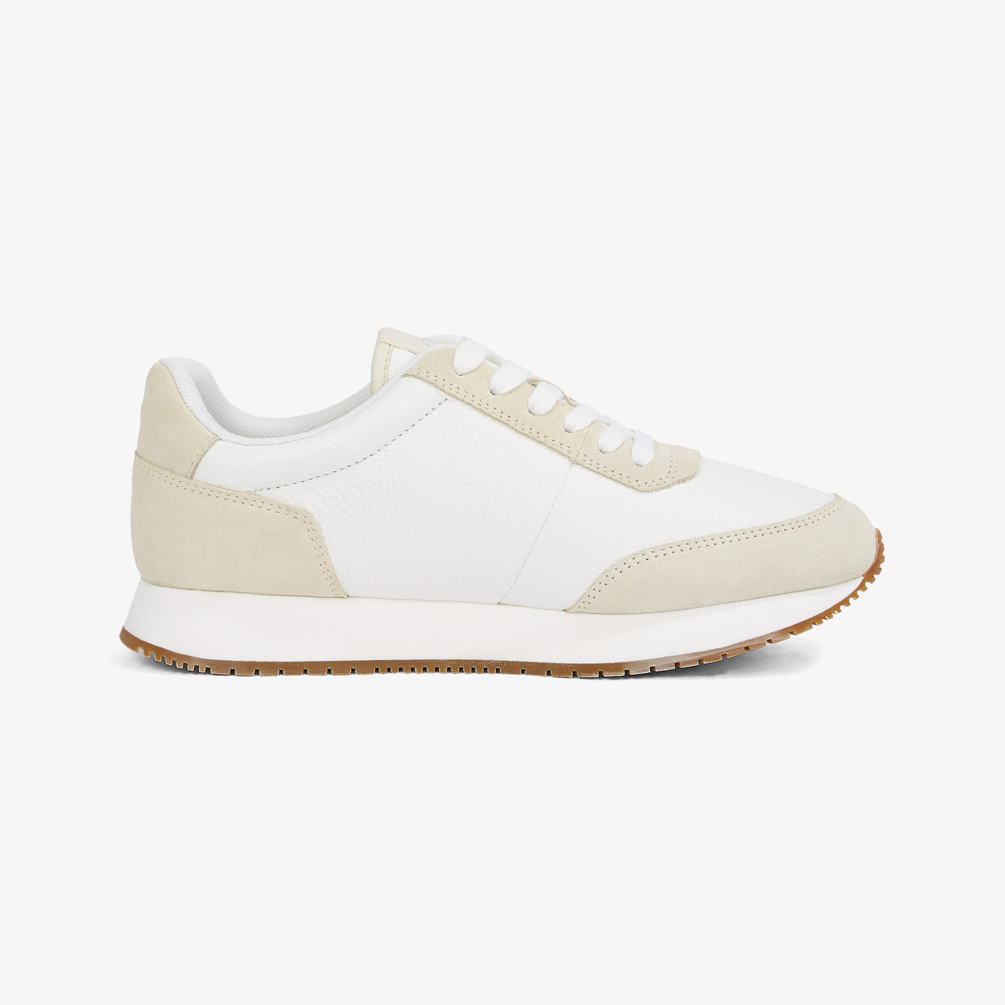 Calvin Klein Runner Laceup Low Kadın Beyaz Sneaker