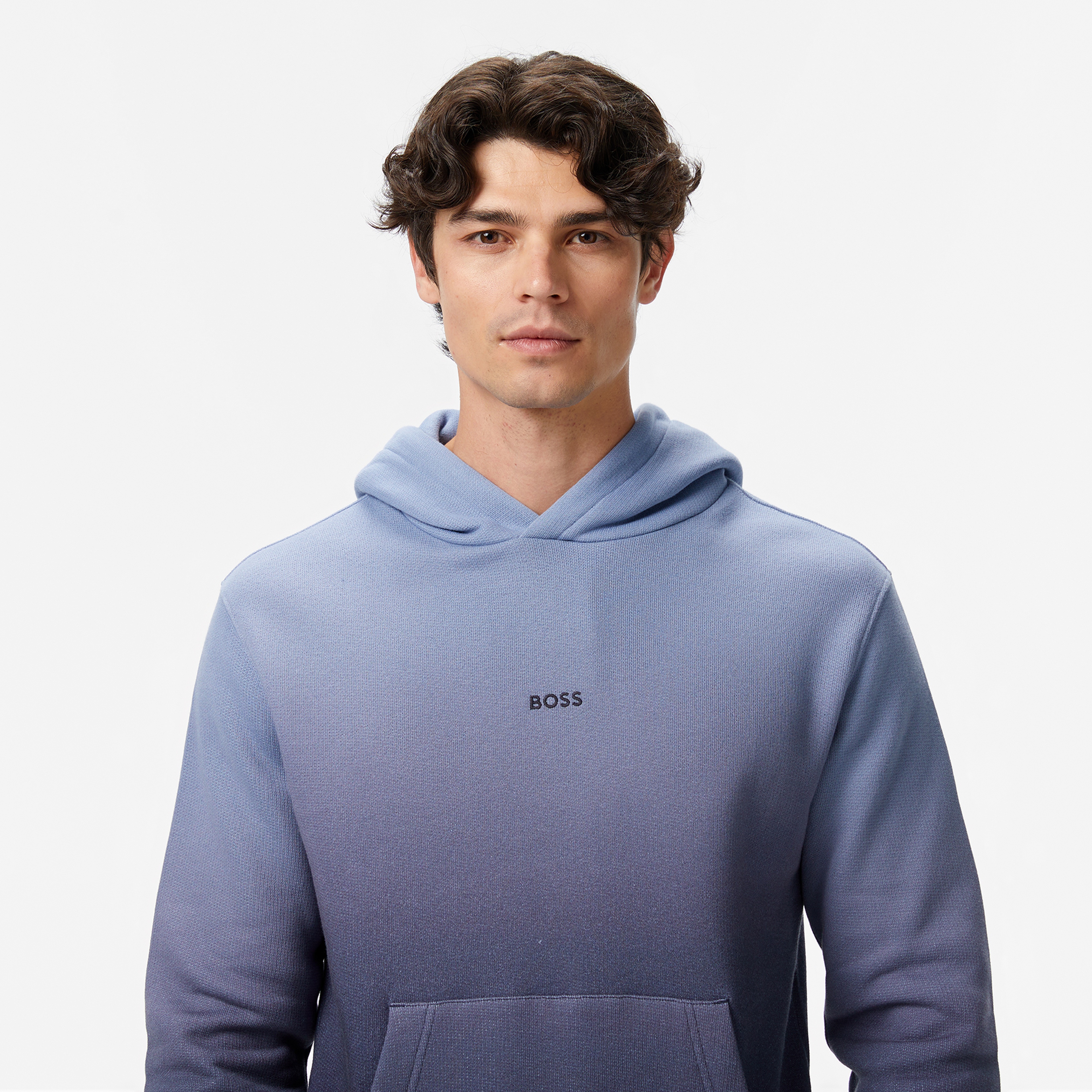 Boss Erkek Mavi Sweatshirt
