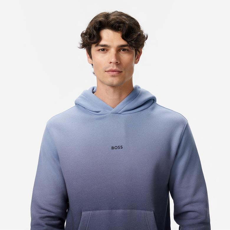 Boss Erkek Mavi Sweatshirt