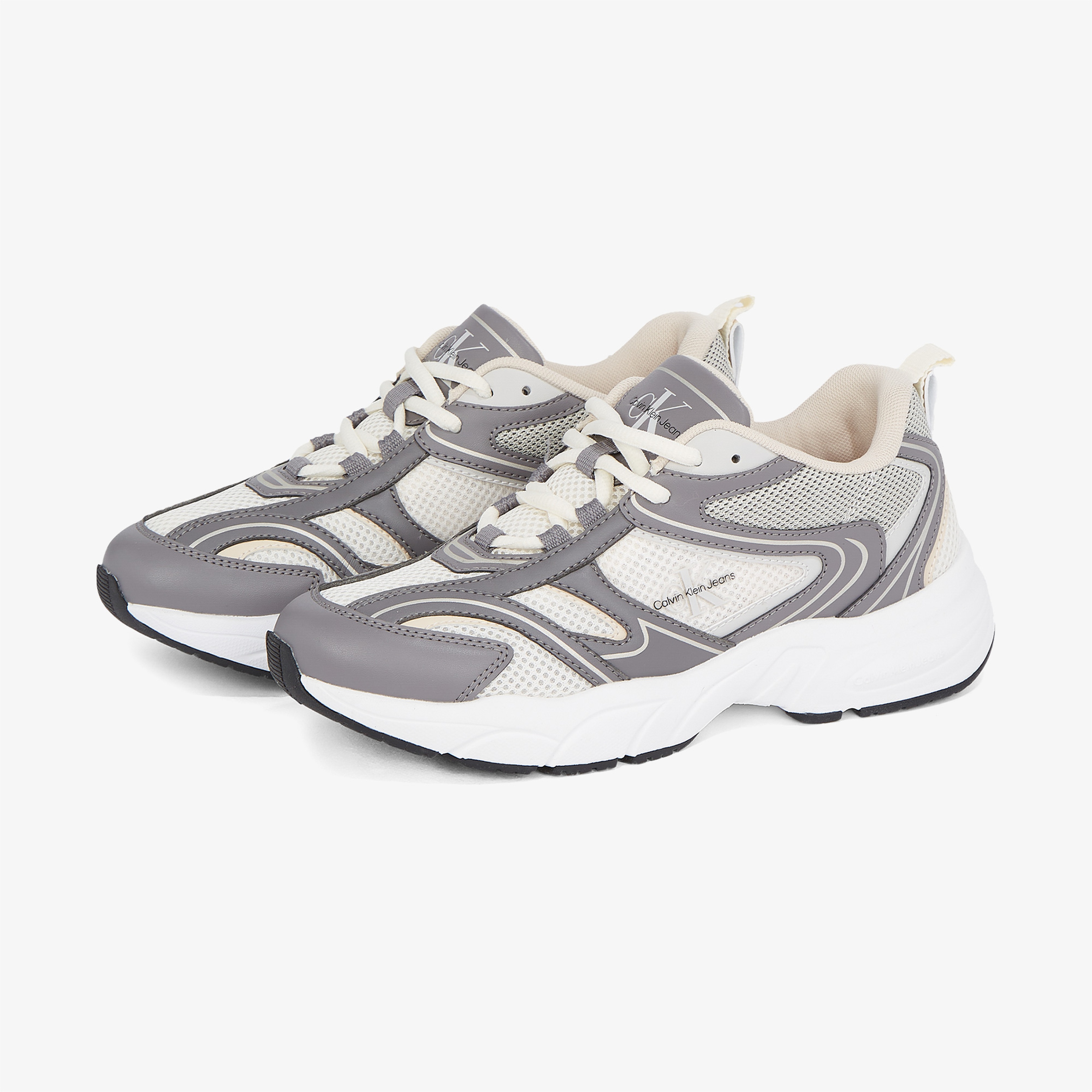 Calvin Klein Retro Tennis Kadın Gri Sneaker