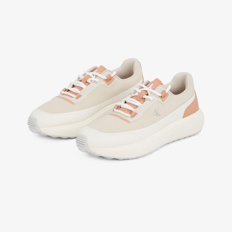 Calvin Klein Athleisure Runner Laceup Nt Kadın Bej Sneaker