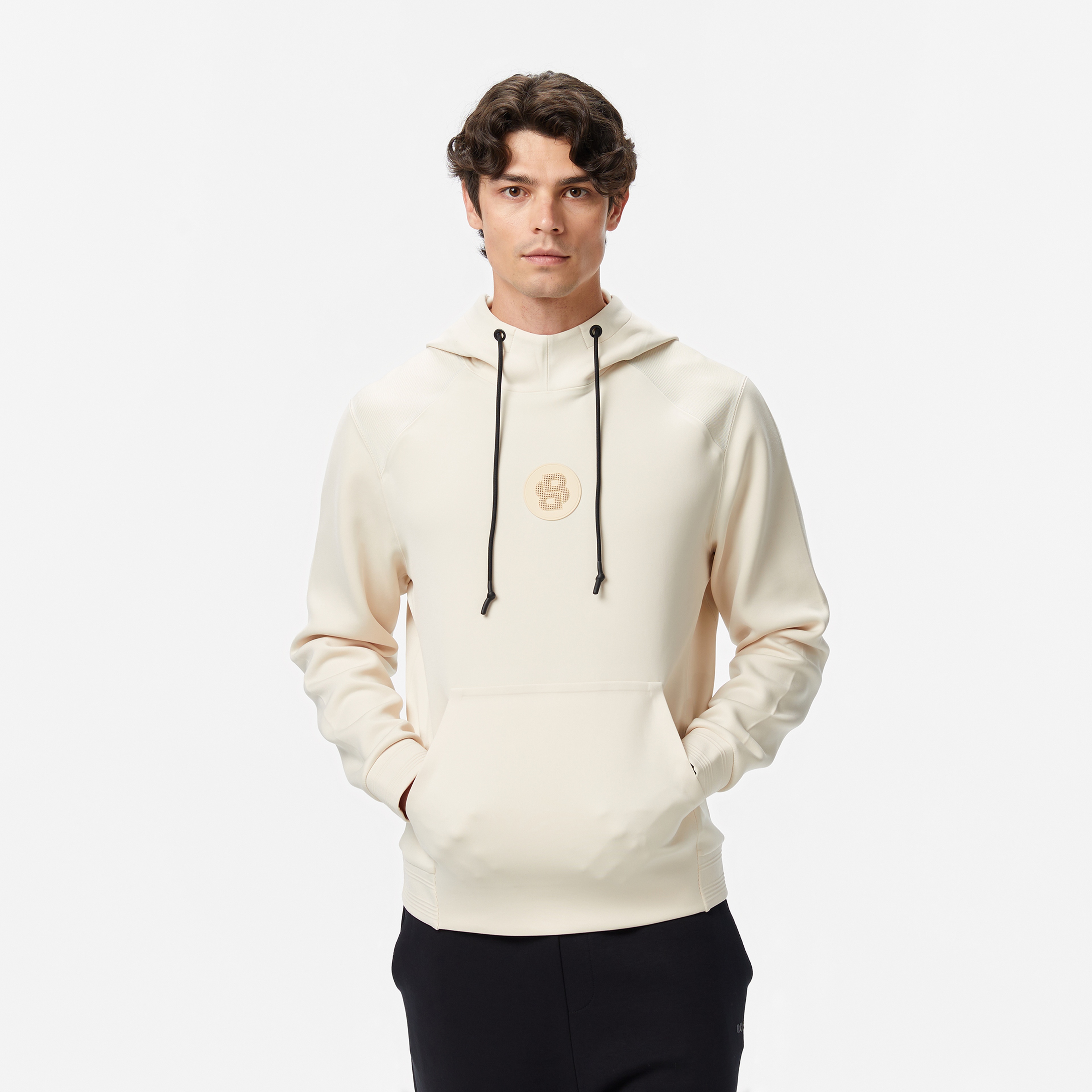 Boss Erkek Beyaz Sweatshirt