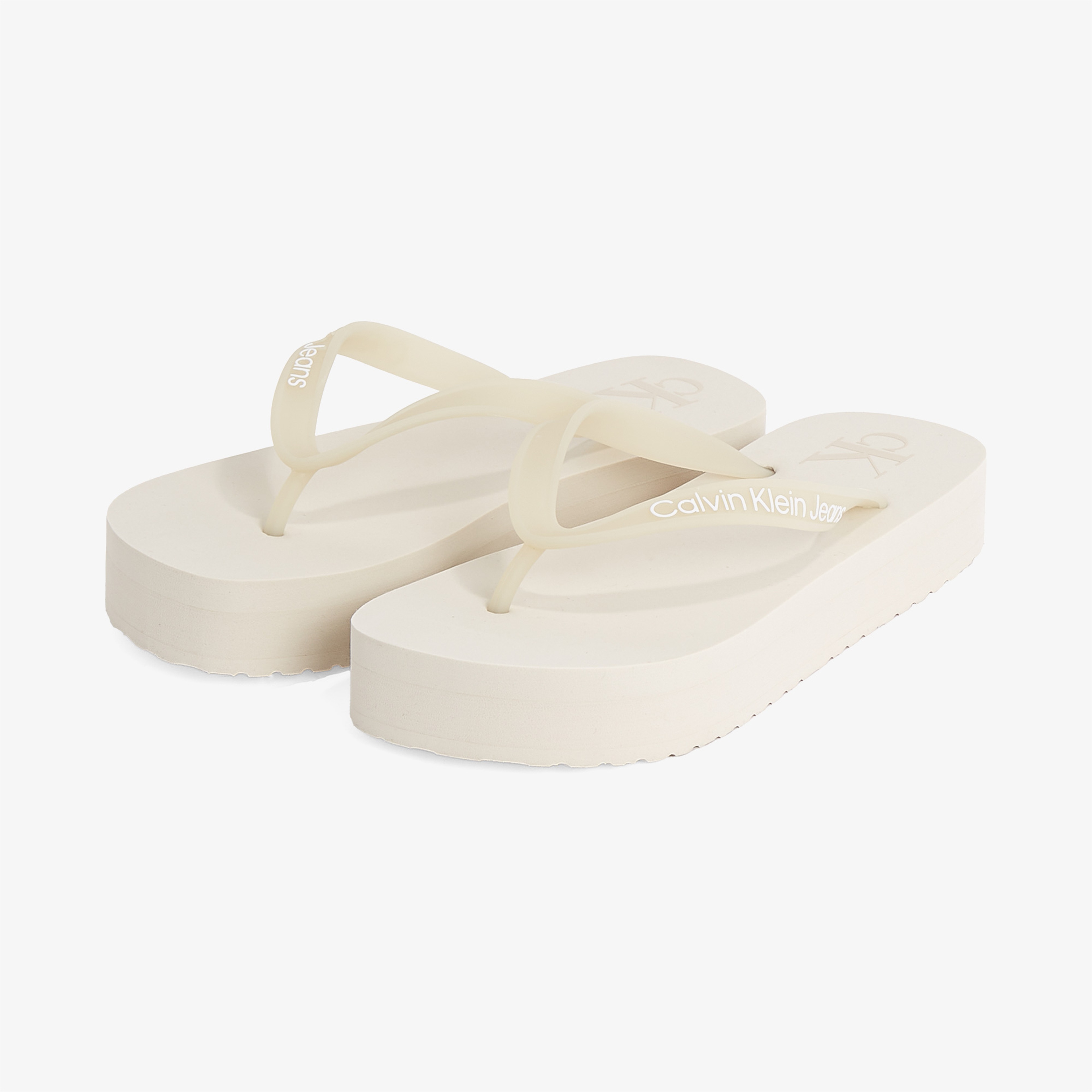 Calvin Klein Kadın Bej Terlik