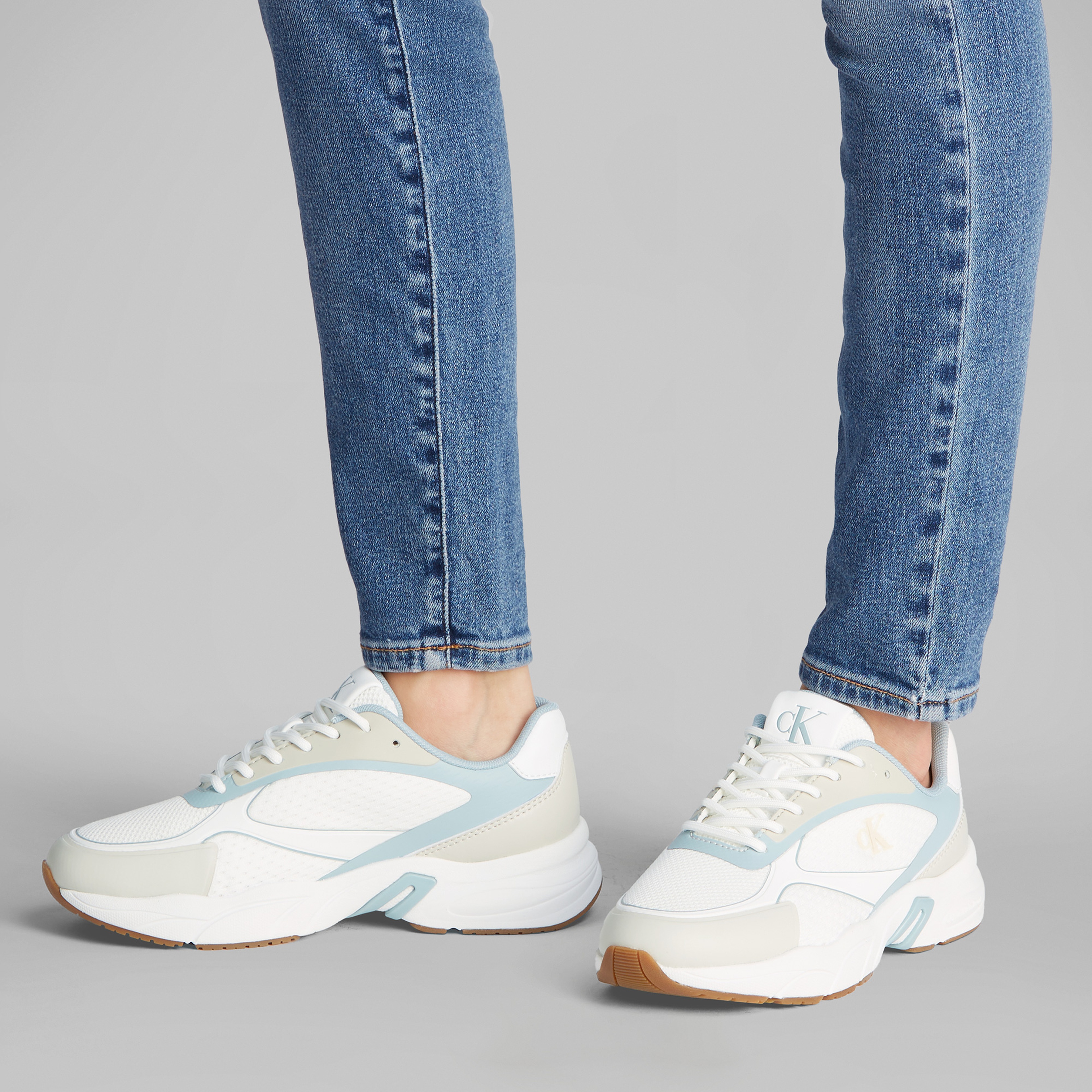 Calvin Klein Retro Kadın Beyaz Sneaker