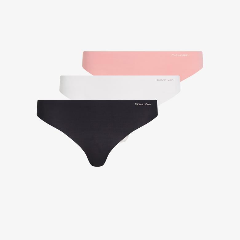 Calvin Klein Thong 3'lü Kadın Renkli Külot