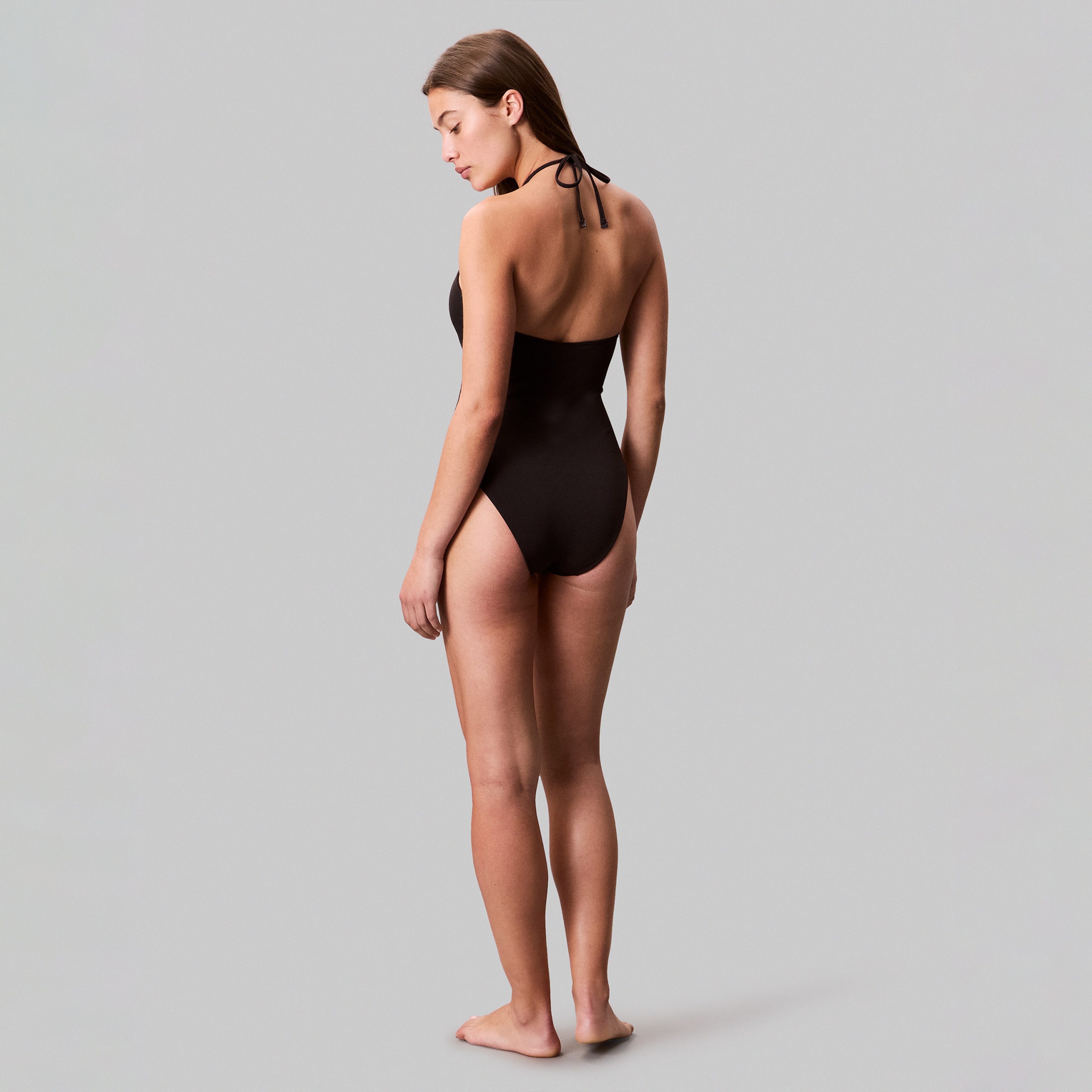 Calvin Klein Plunge Kadın Siyah Mayo