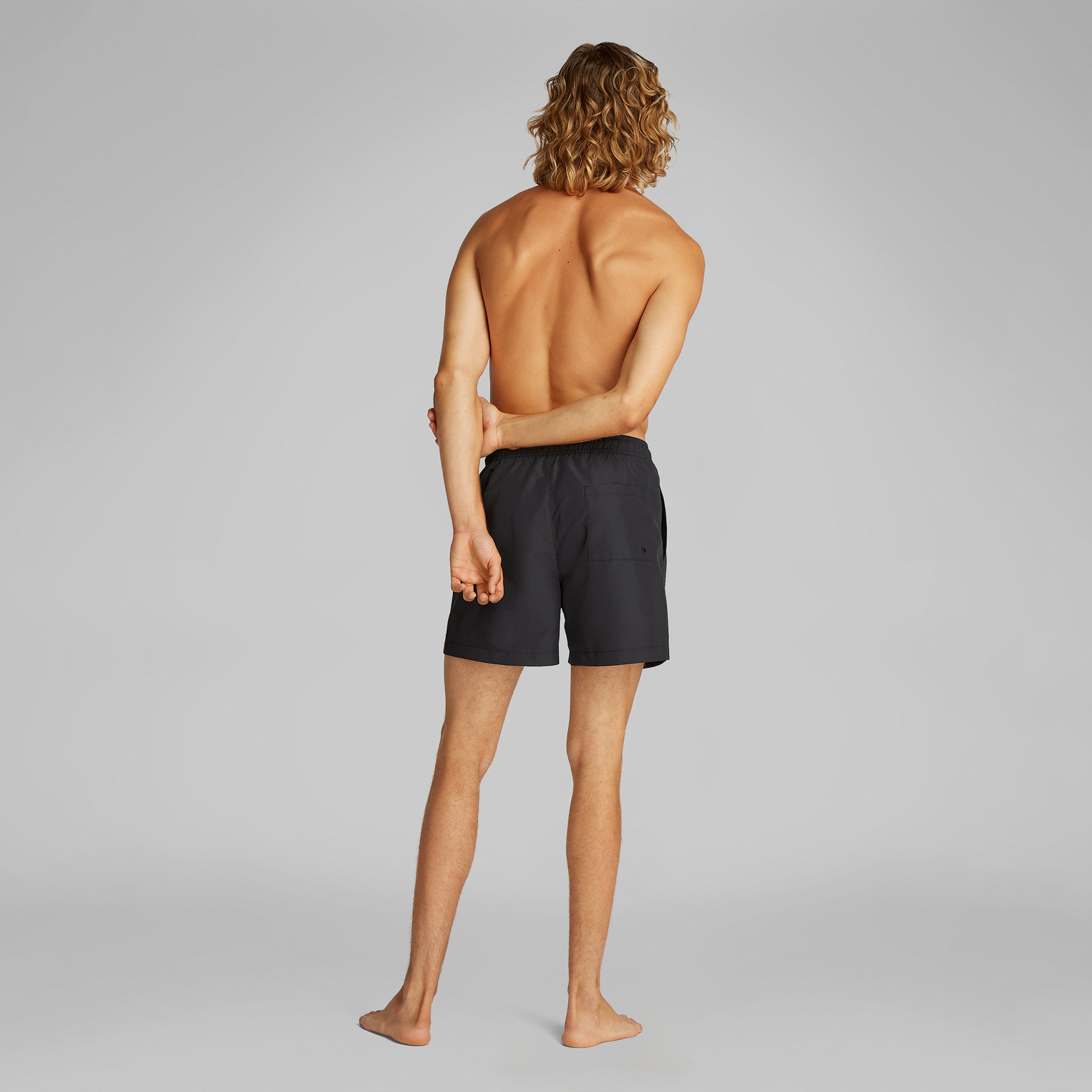 Calvin Klein Medium Drawstring Erkek Siyah Mayo