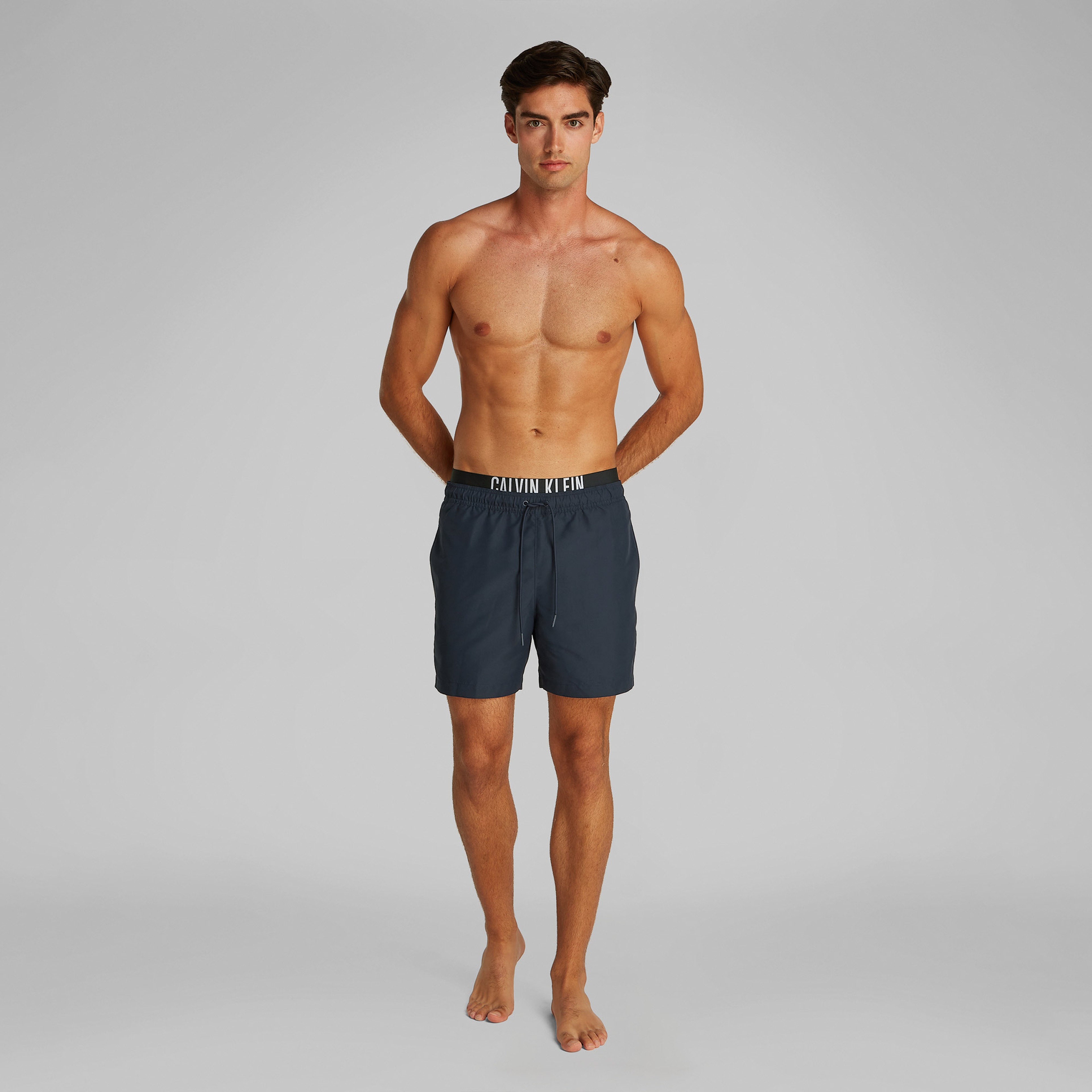 Calvin Klein Medium Erkek Mavi Mayo