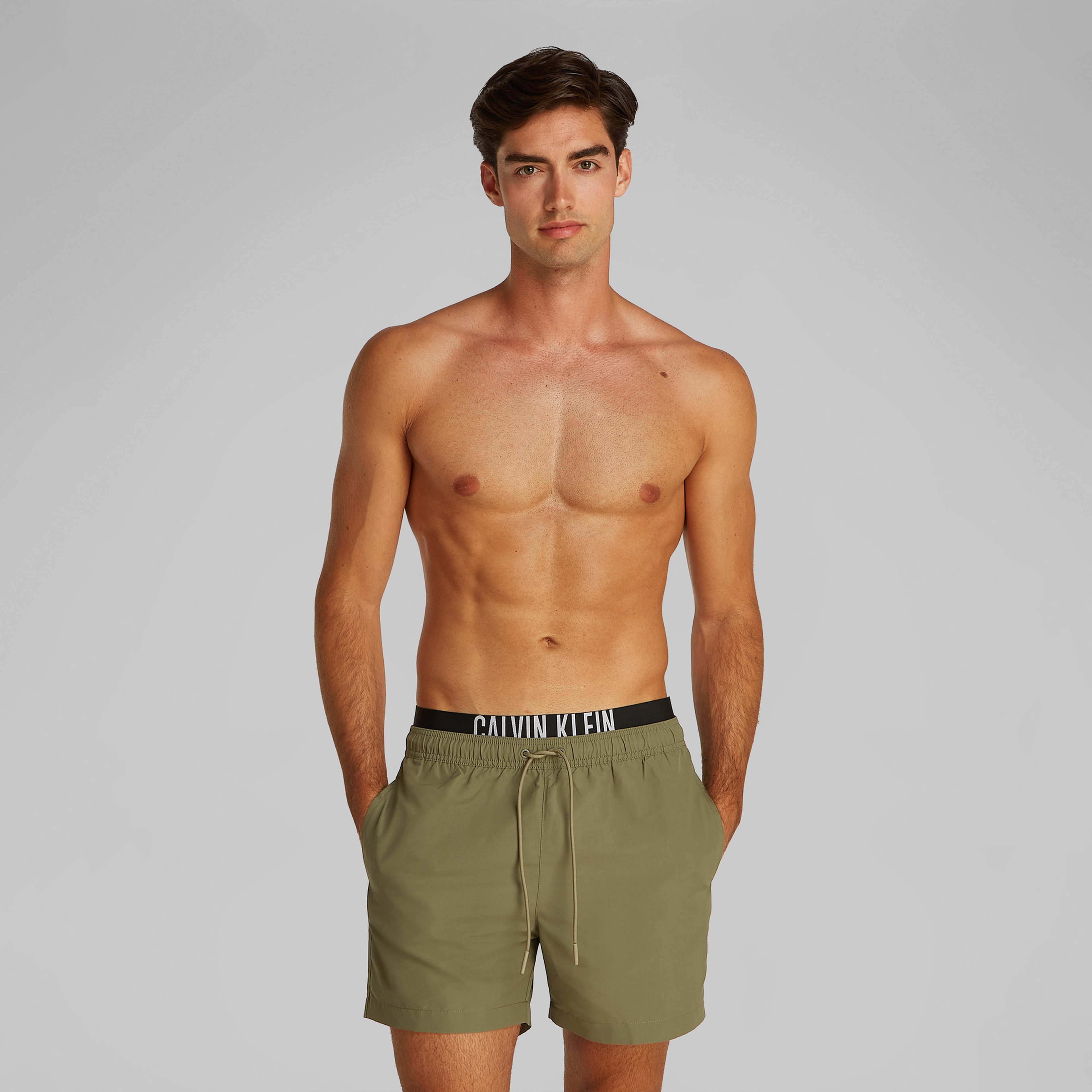 Calvin Klein Medium Double Wb Erkek Yeşil Mayo