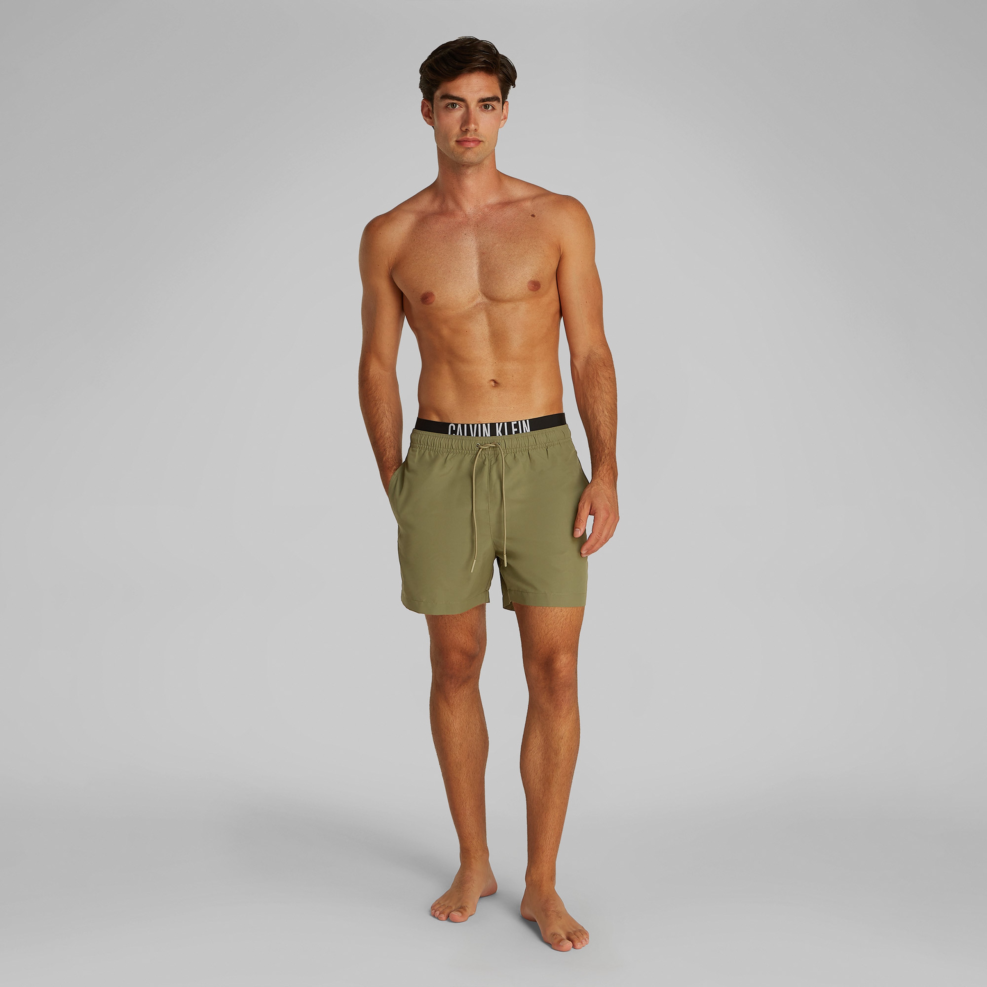 Calvin Klein Medium Double Wb Erkek Yeşil Mayo