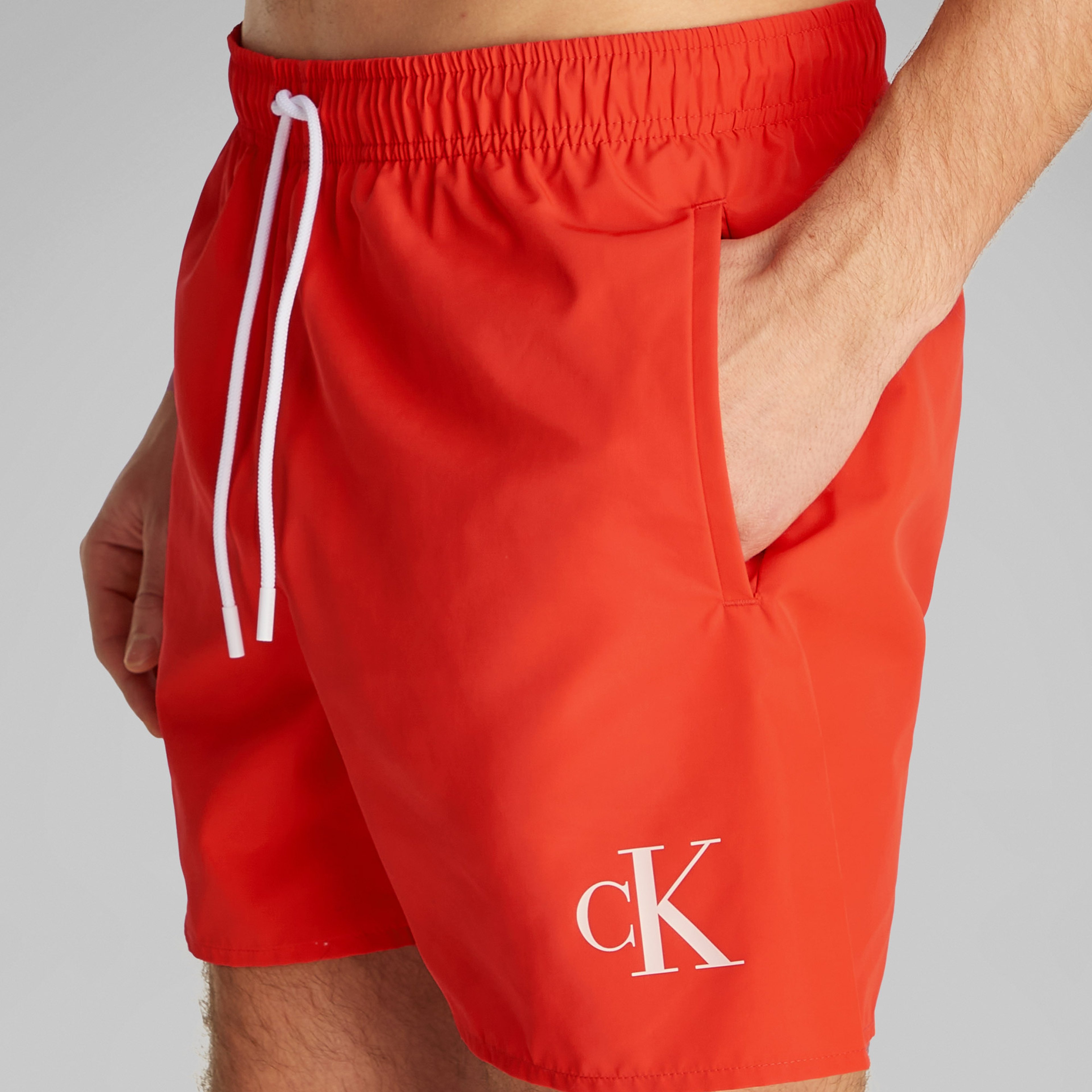 Calvin Klein Medium Drawstring Erkek Kırmızı Mayo