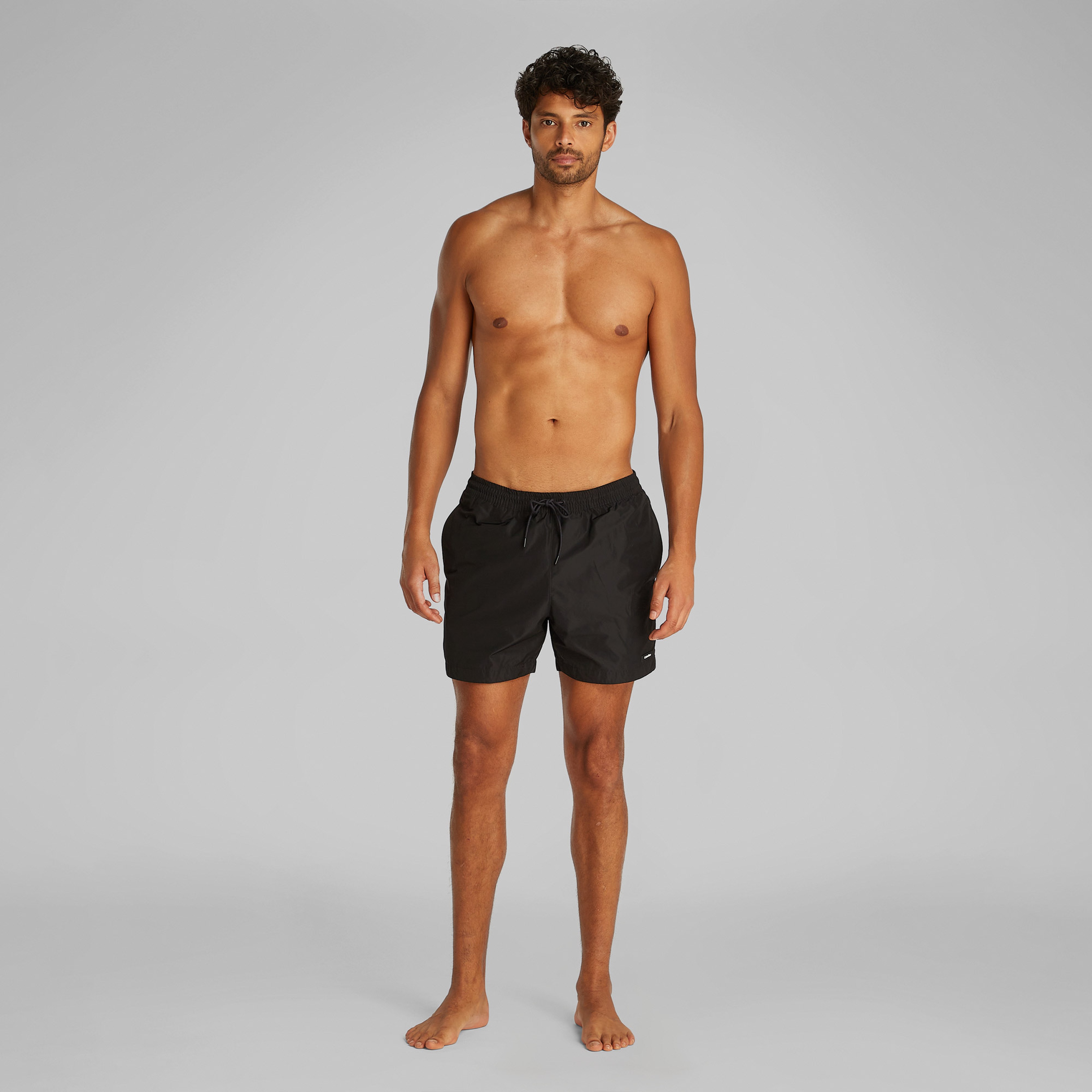 Calvin Klein Medium Drawstring Erkek Siyah Mayo