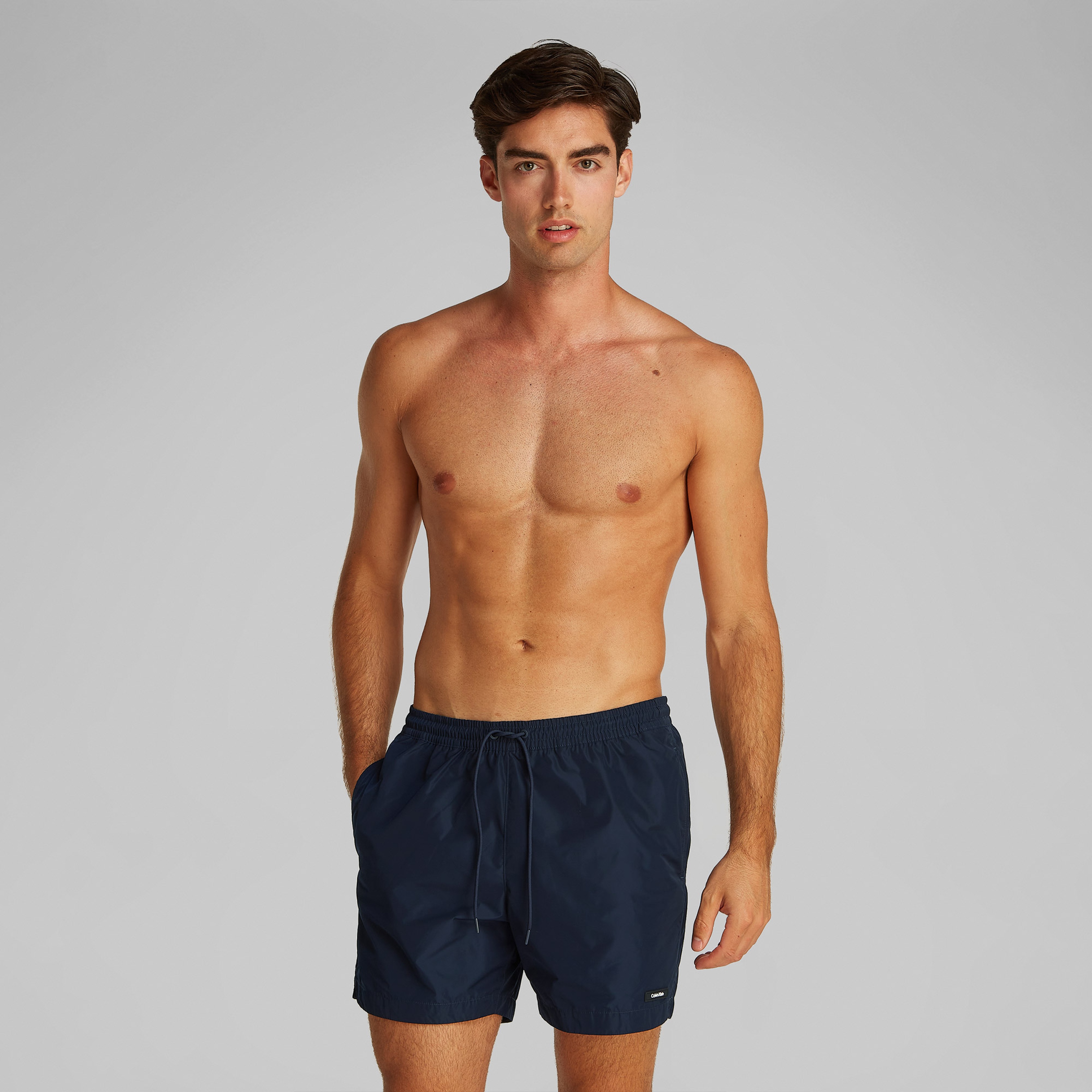 Calvin Klein Medium Drawstring Erkek Mavi Mayo