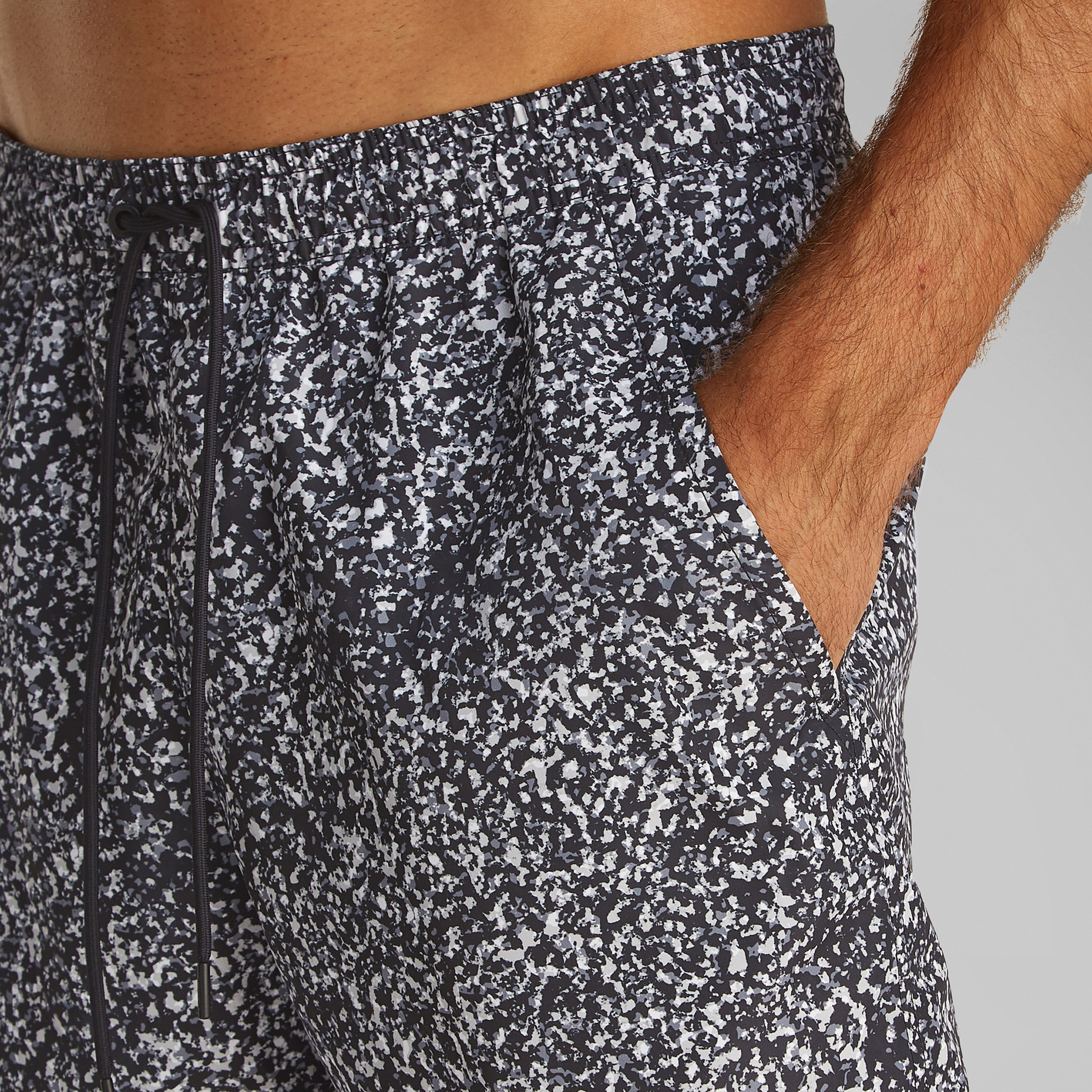 Calvin Klein Medium Drawstring Erkek Siyah Mayo