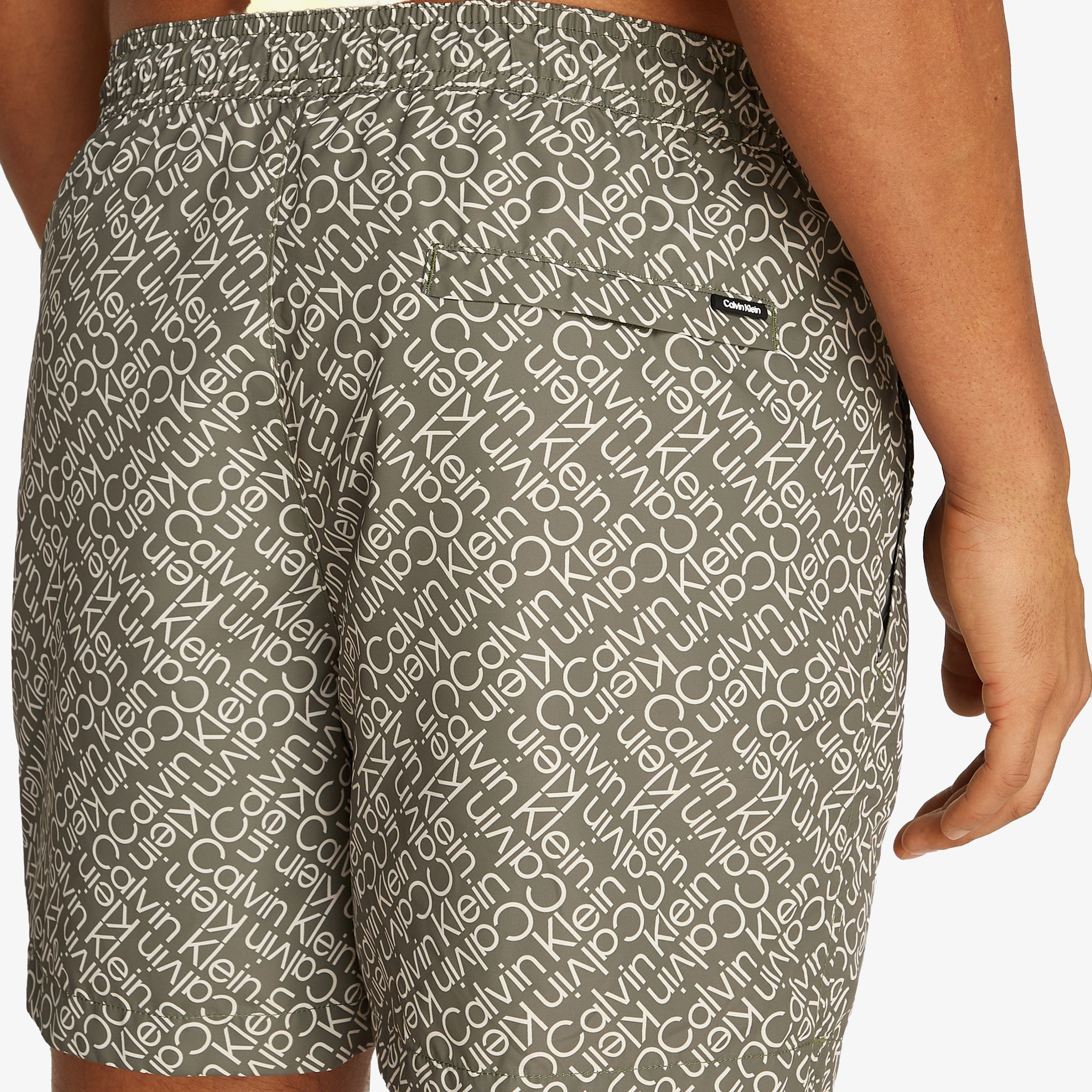 Calvin Klein Drawstring Erkek Yeşil Mayo