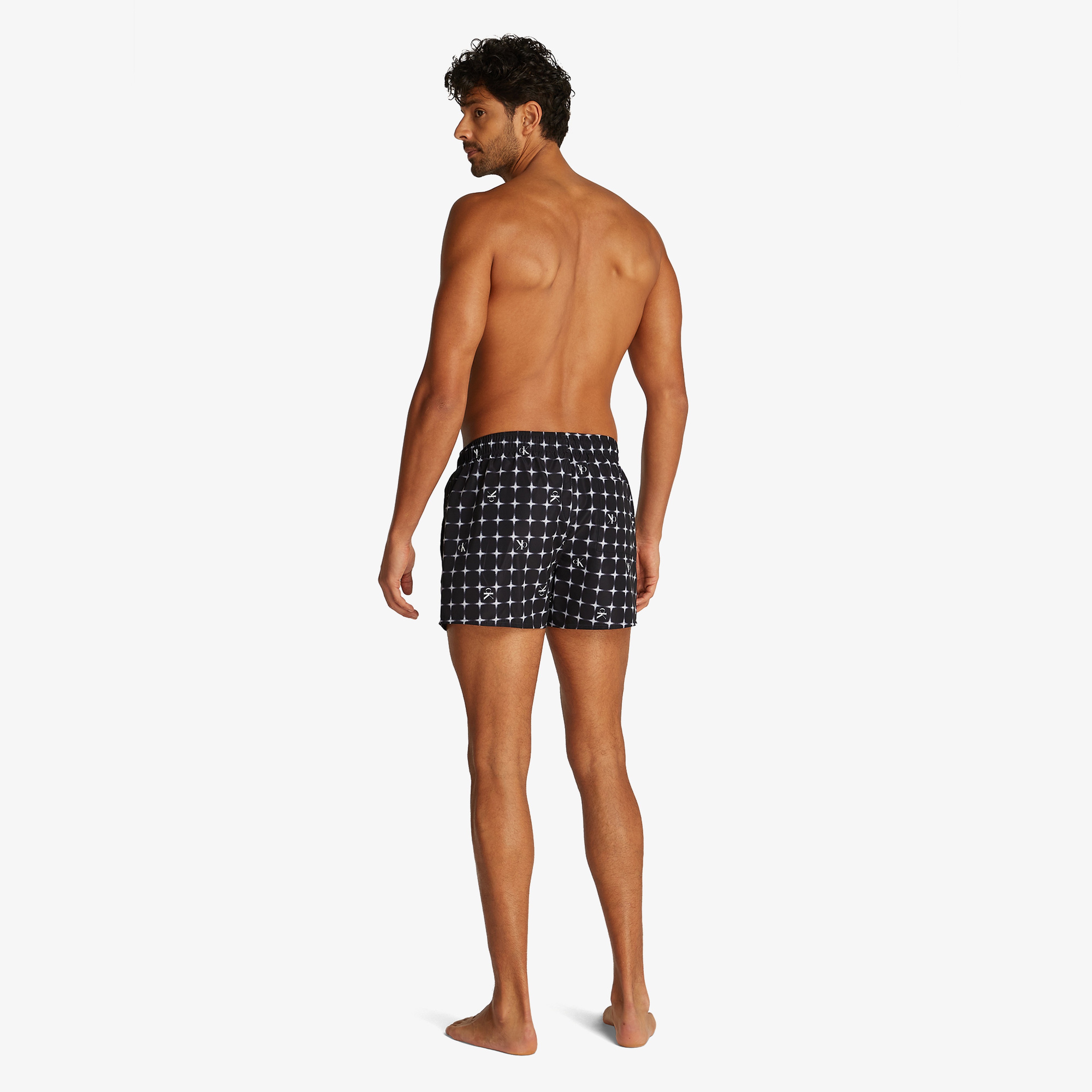 Calvin Klein Drawstring Erkek Siyah Mayo