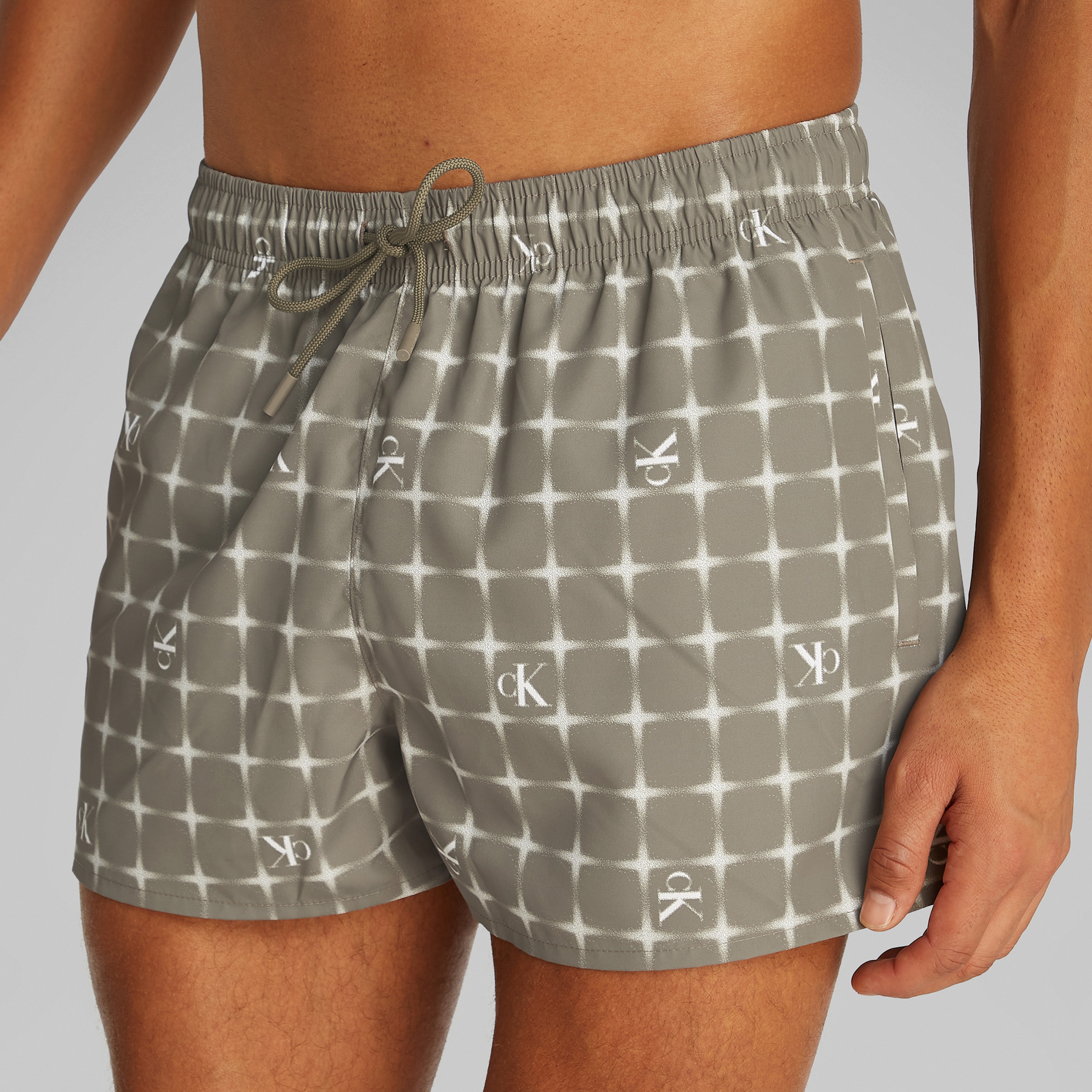 Calvin Klein Drawstring Erkek Yeşil Mayo