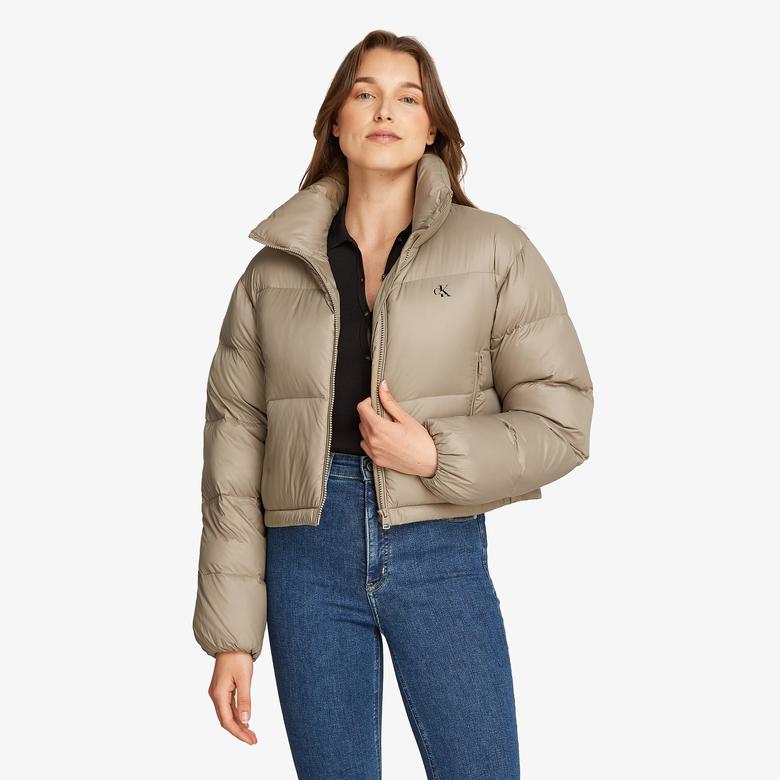 Calvin Klein Jeans Kadın Gri Mont