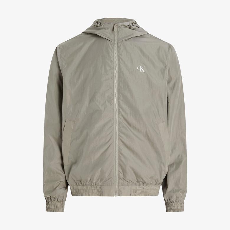 Calvin Klein Nylon Erkek Gri Ceket