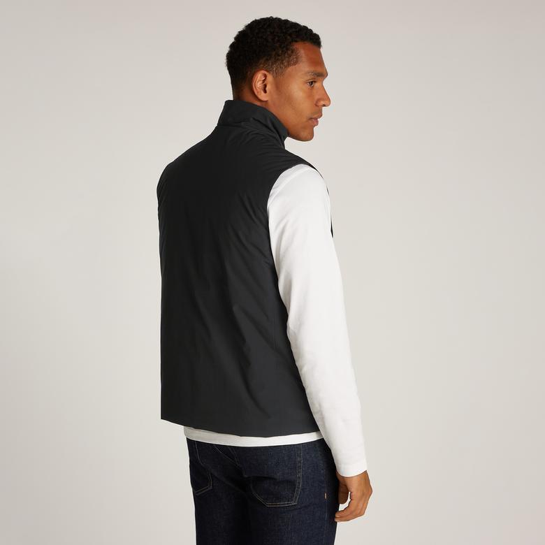 Calvin Klein Technical Non Quilt Vest Erkek Siyah Yelek