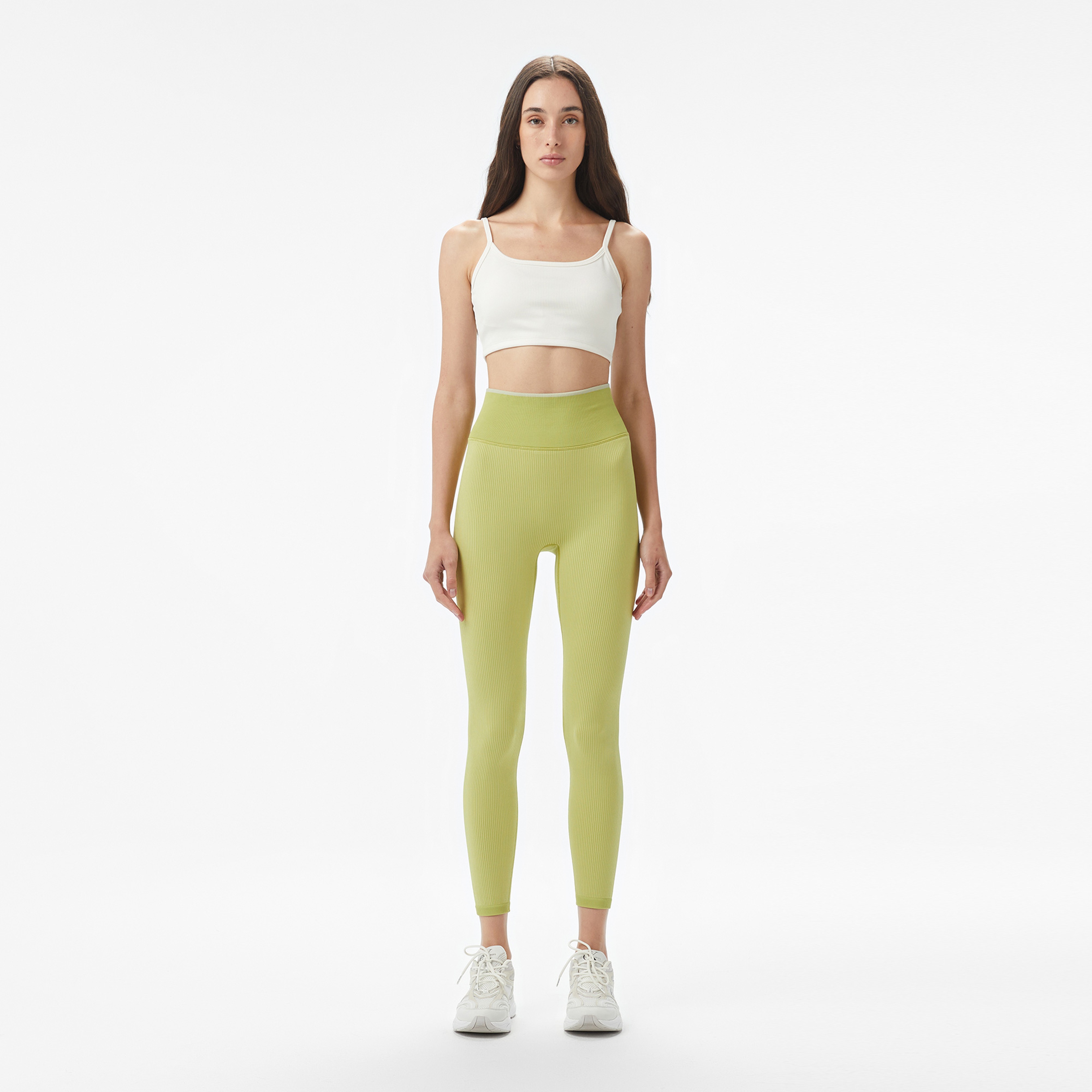 Calvin Klein Legging Seamless 7/8 Kadın Yeşil Tayt