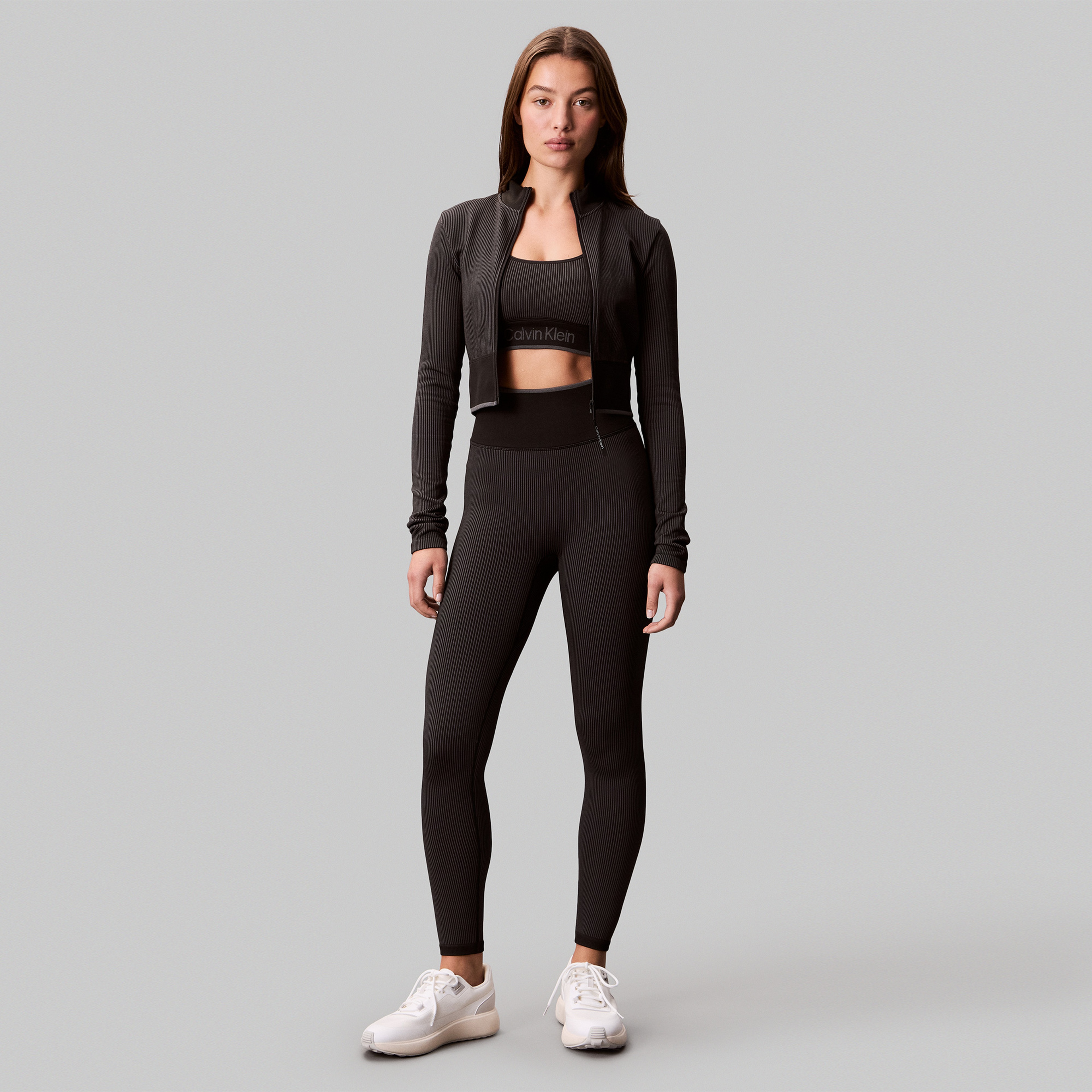 Calvin Klein 7/8 Kadın Siyah Tayt