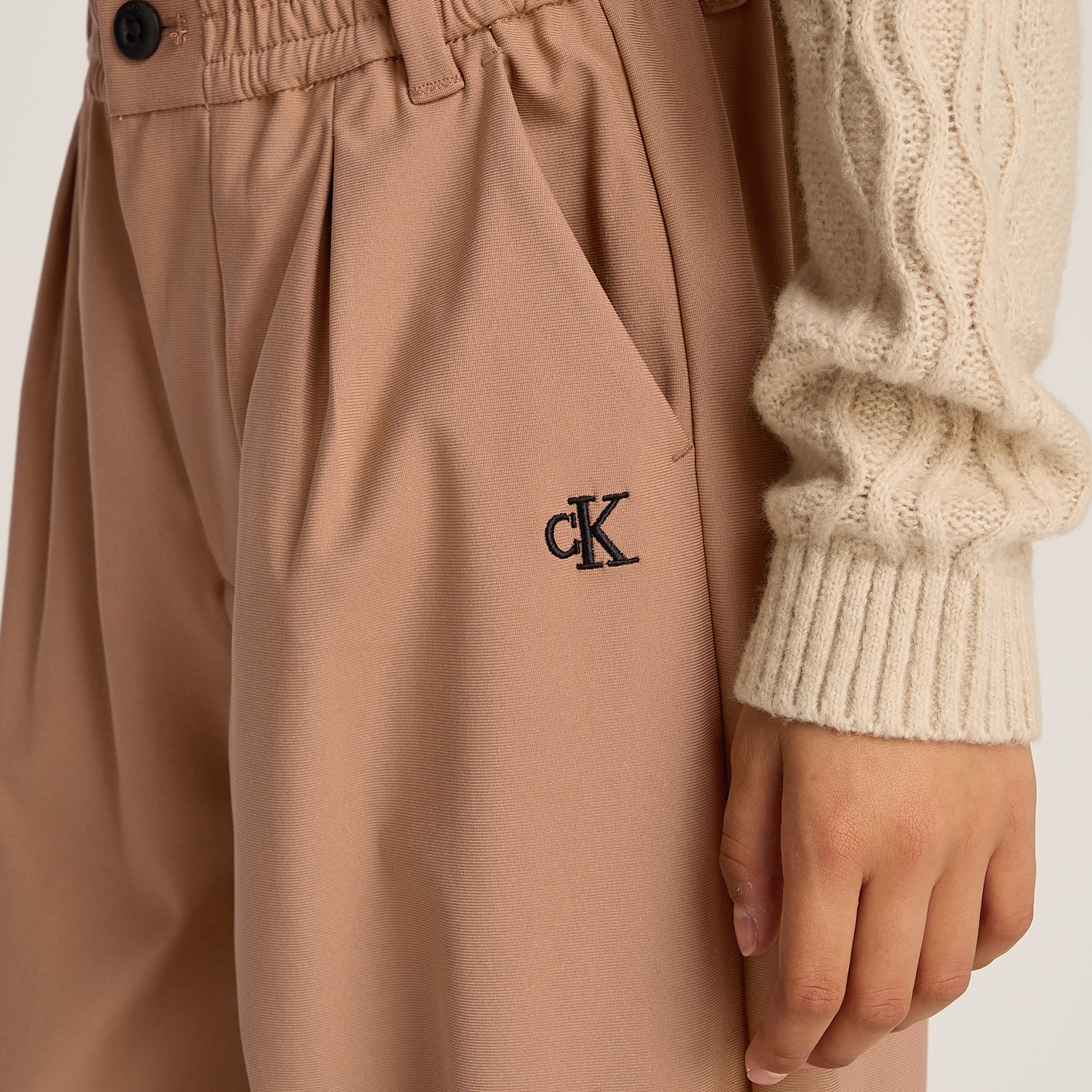 Calvin Klein Çocuk Kahverengi Pantolon