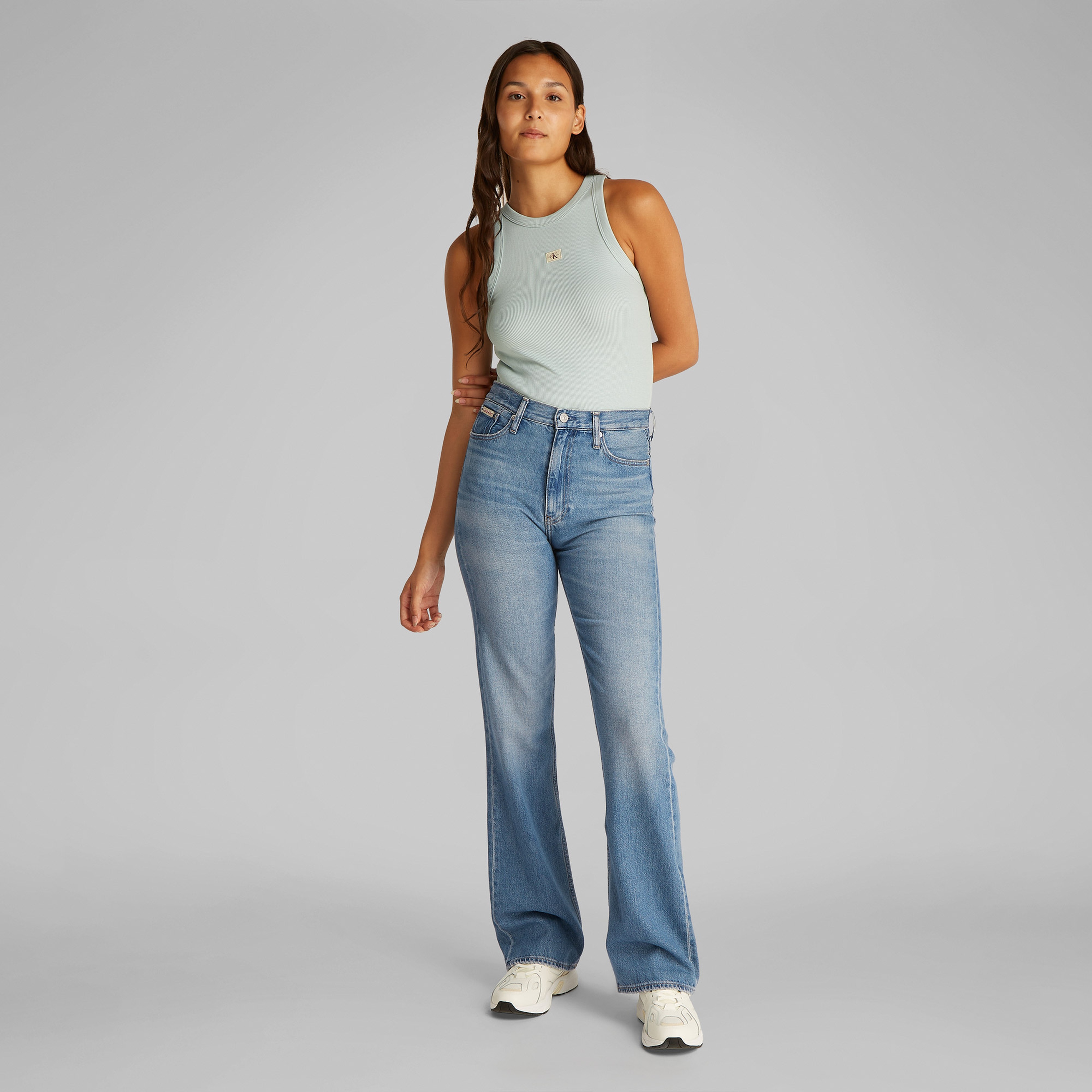 Calvin Klein Kadın Mavi Jean