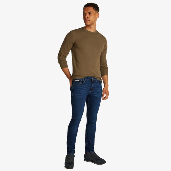 Calvin Klein Erkek Mavi Pantolon