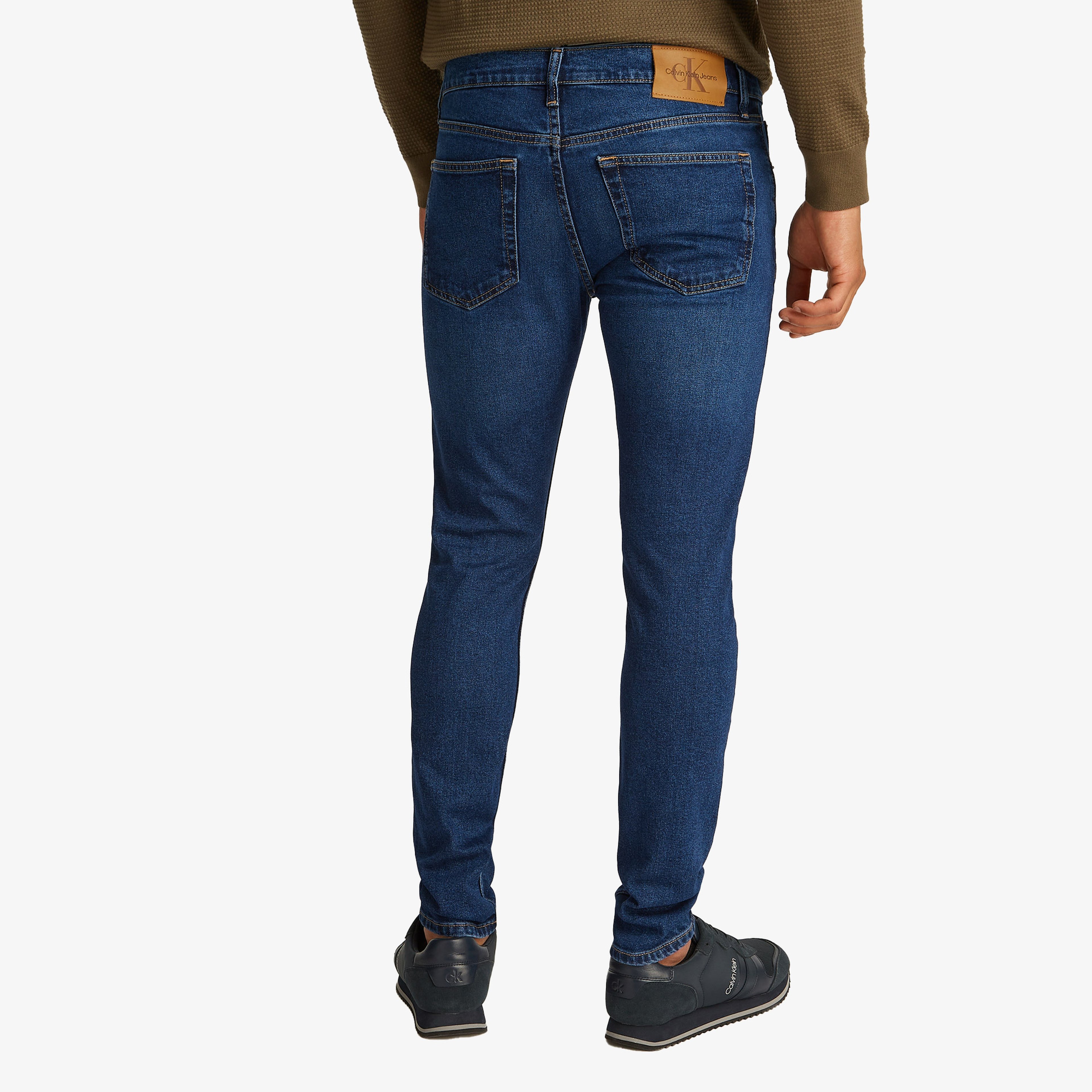 Calvin Klein Erkek Mavi Pantolon