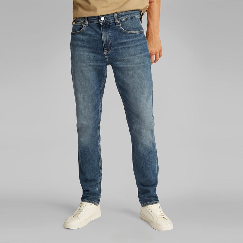 Calvin Klein Slim Taper Erkek Lacivert Jean