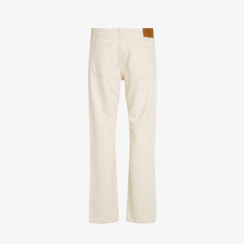 Calvin Klein Standard Straight Erkek Krem Jean