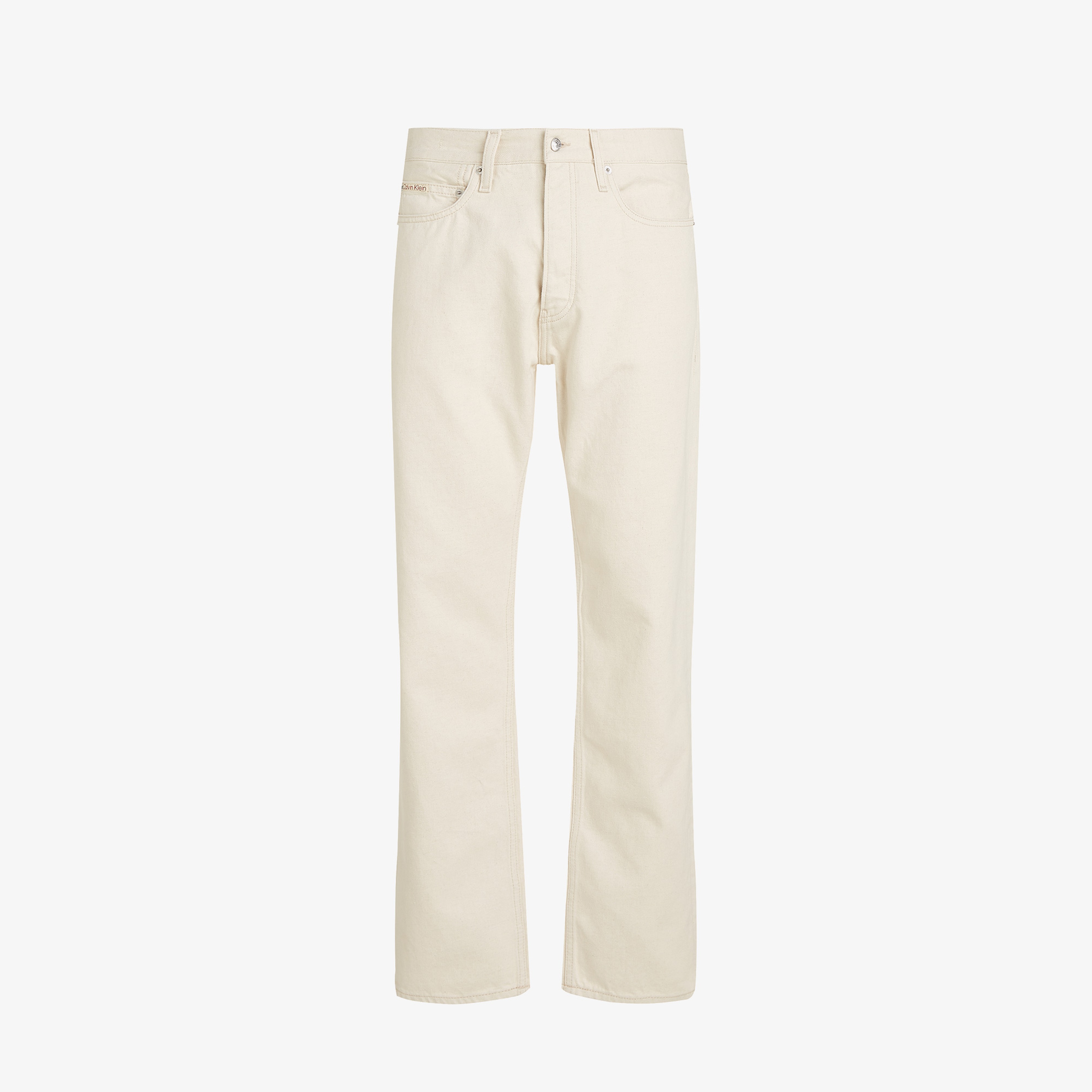 Calvin Klein Standard Straight Erkek Krem Jean