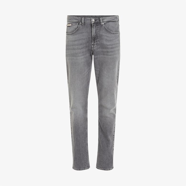 Calvin Klein Slim Taper Erkek Gri Jean